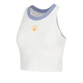Memories Rib Crop Tank-Top Damen - creme