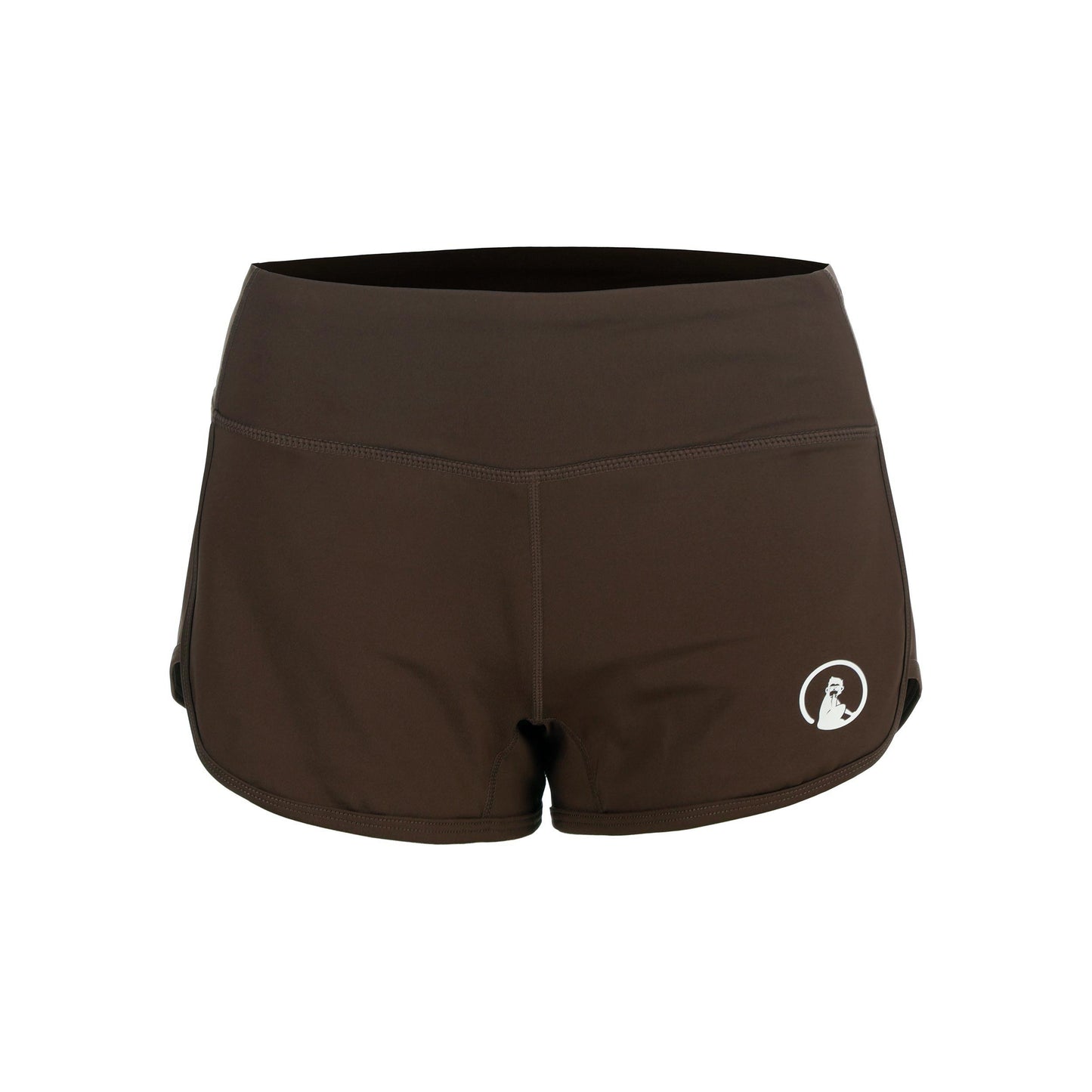 Quiet Please Memories Chop Shorts Damen - braun