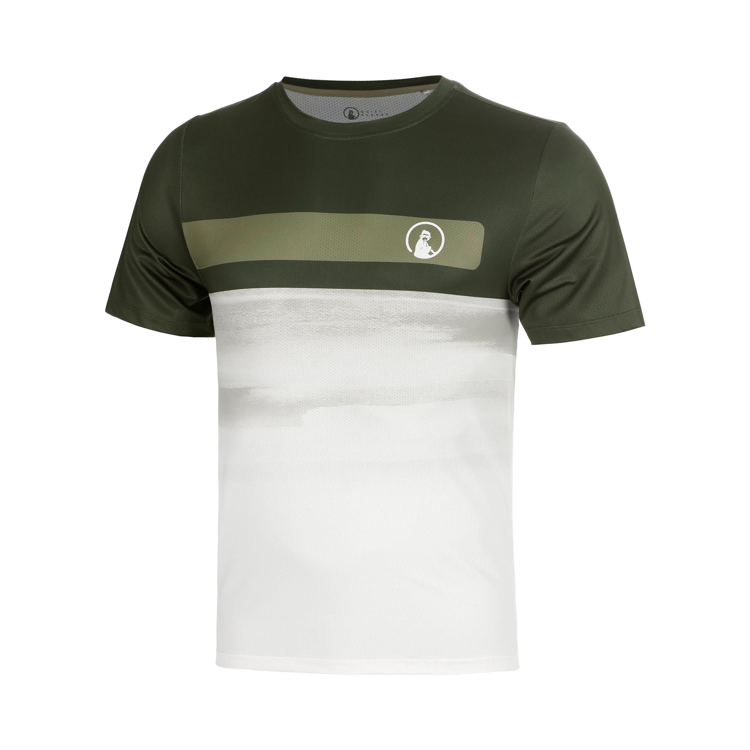 Quiet Please Memories Receiver Faded Wipe T-Shirt Boys - dark green