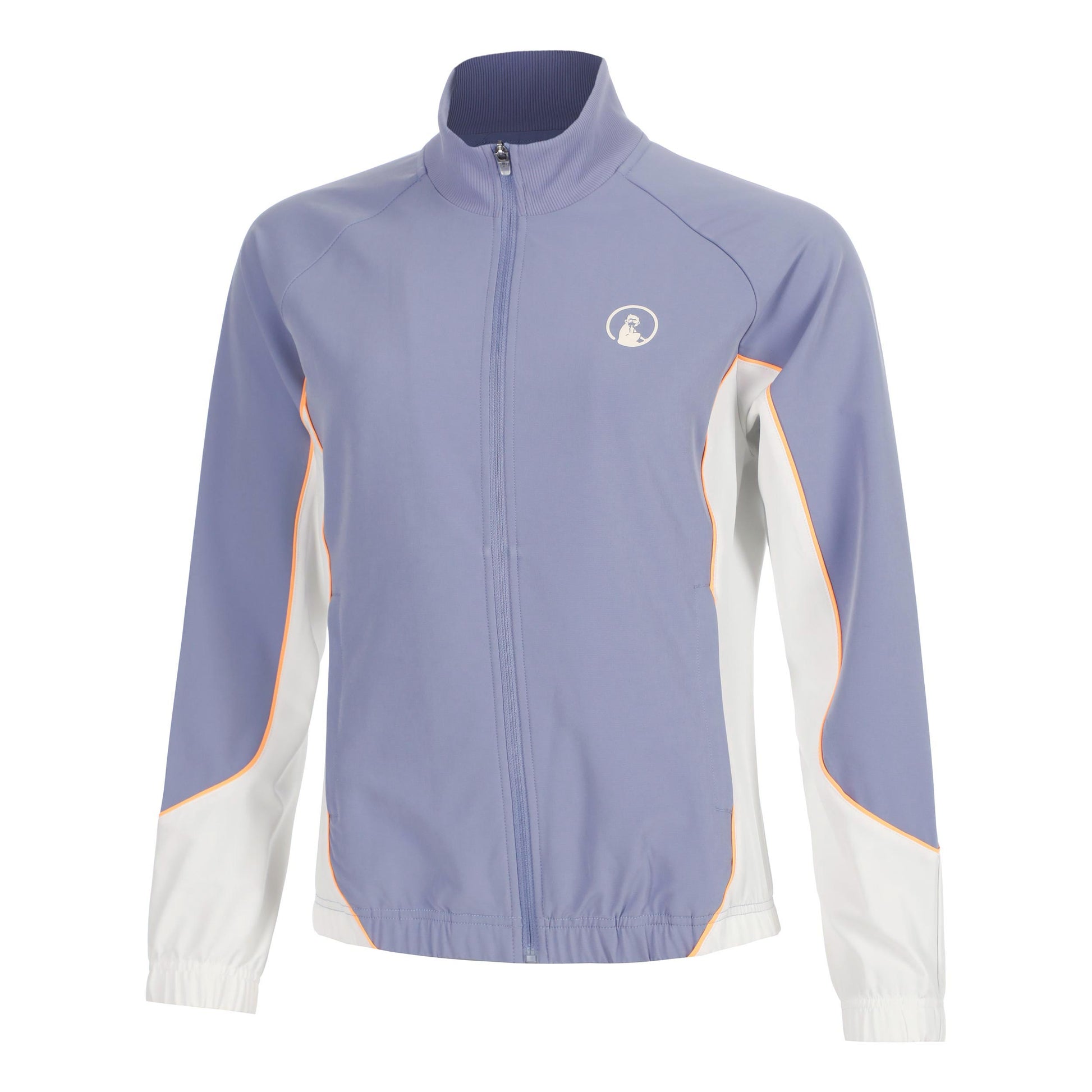 Quiet Please Glow Flow Trainingsjacke Damen - blau