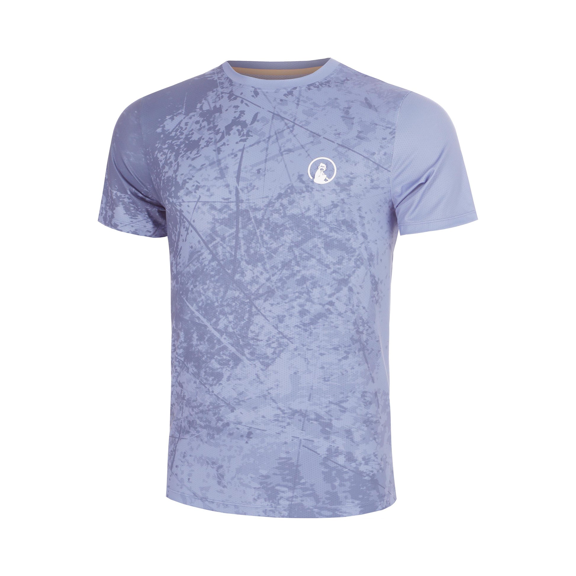 Quiet Please Glow Receiver Scrubbled T-Shirt Boys - blue