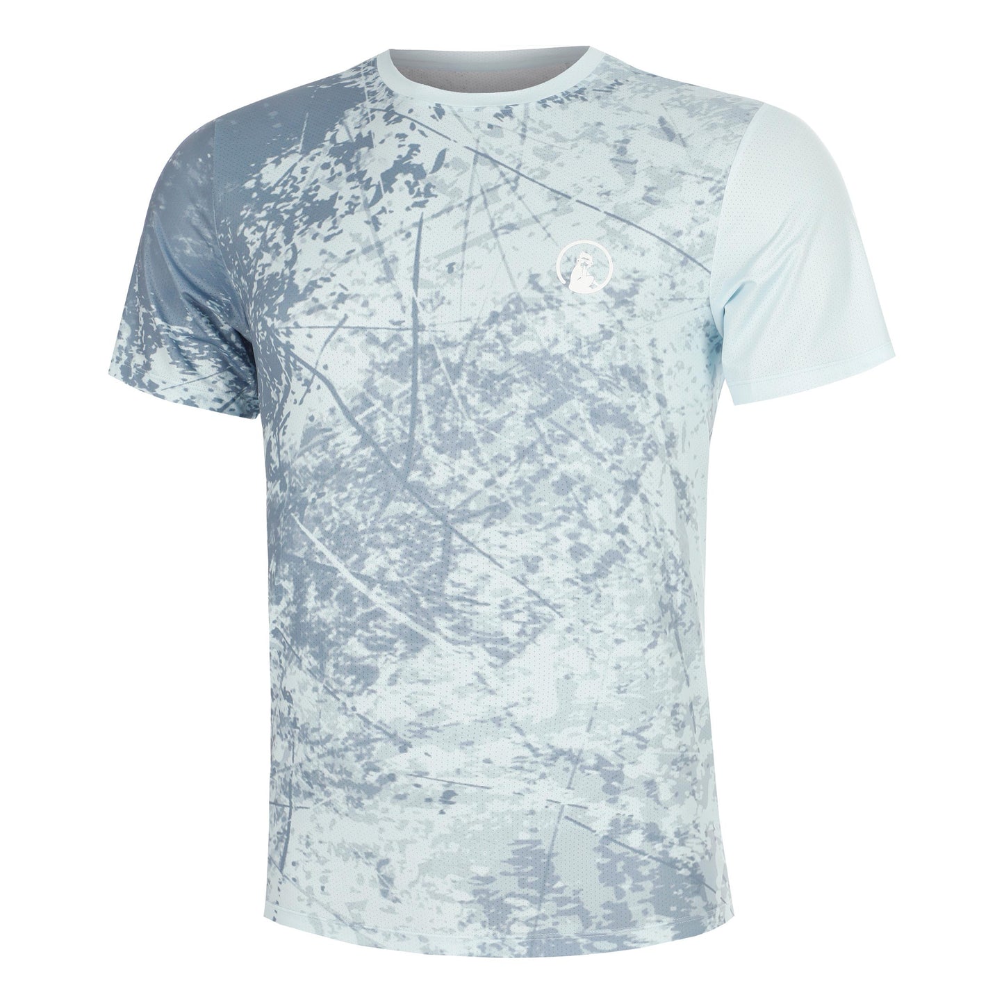 Quiet Please Memories Receiver Scrubbled T-Shirt Herren - hellblau