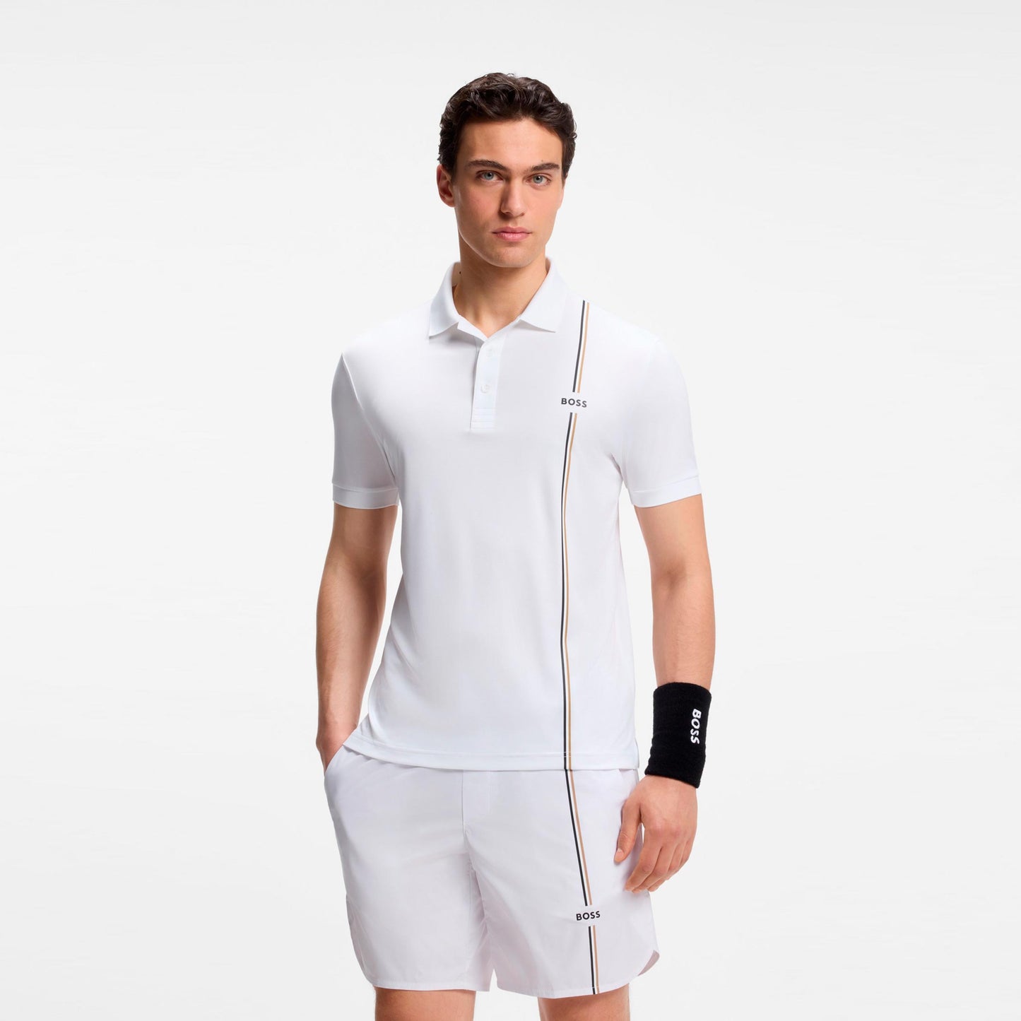 BOSS Game 3 Polo Men - white