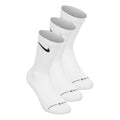 Crew Tennis Socks 3 Pack Unisex - white