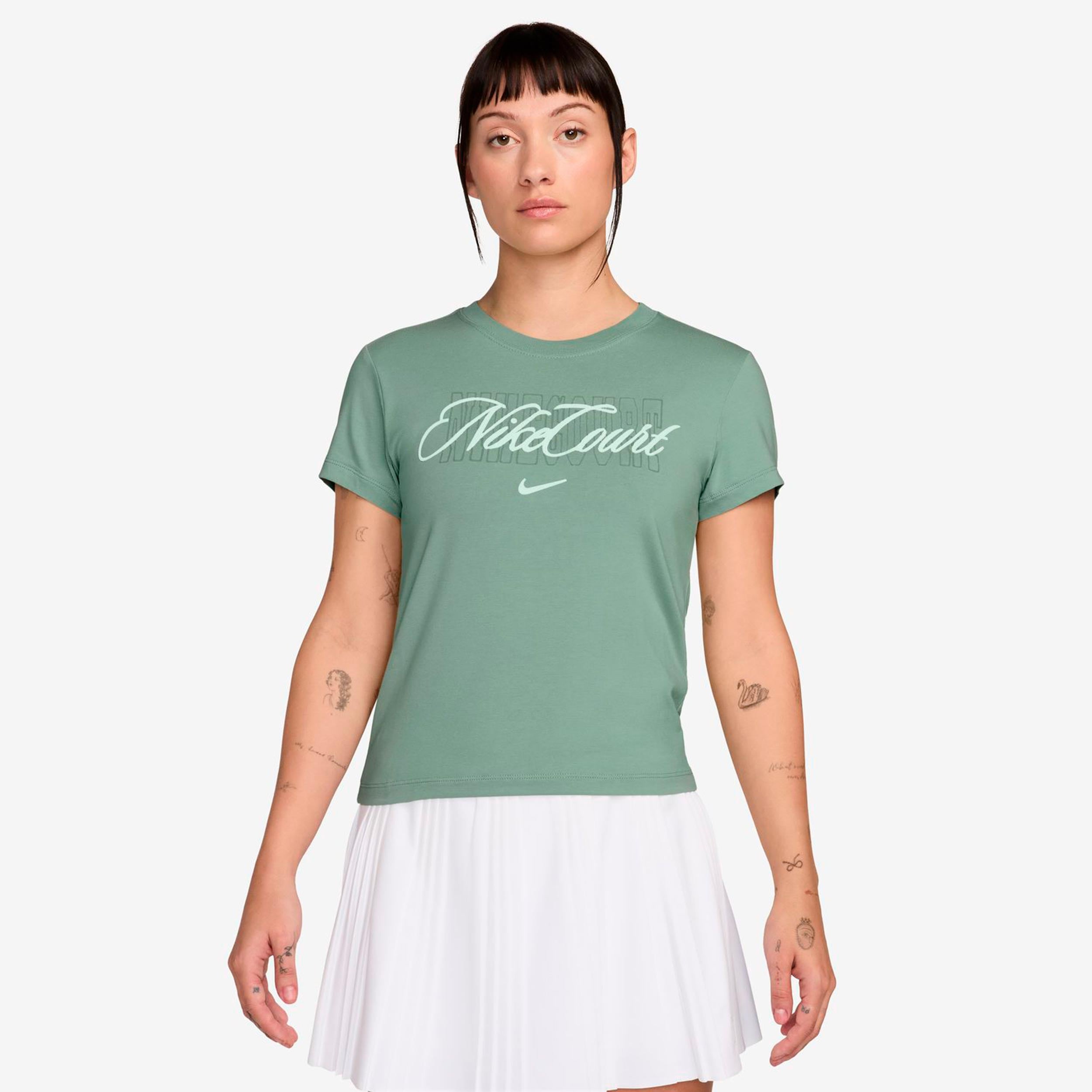 Nike Heritage T-Shirt Women - grey-green, green