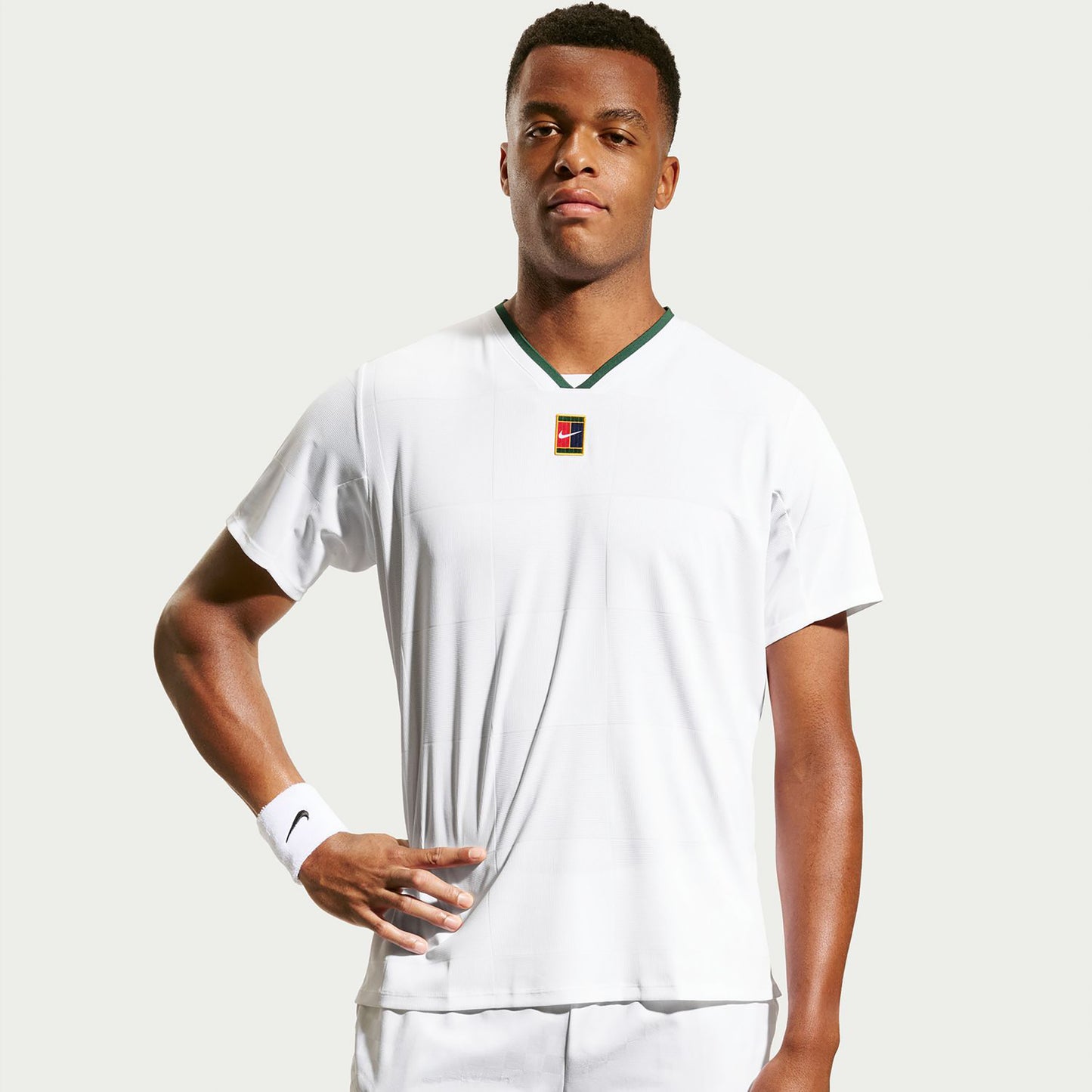 Nike Court Dri-Fit Advantage Slam T-Shirt Men - white, green