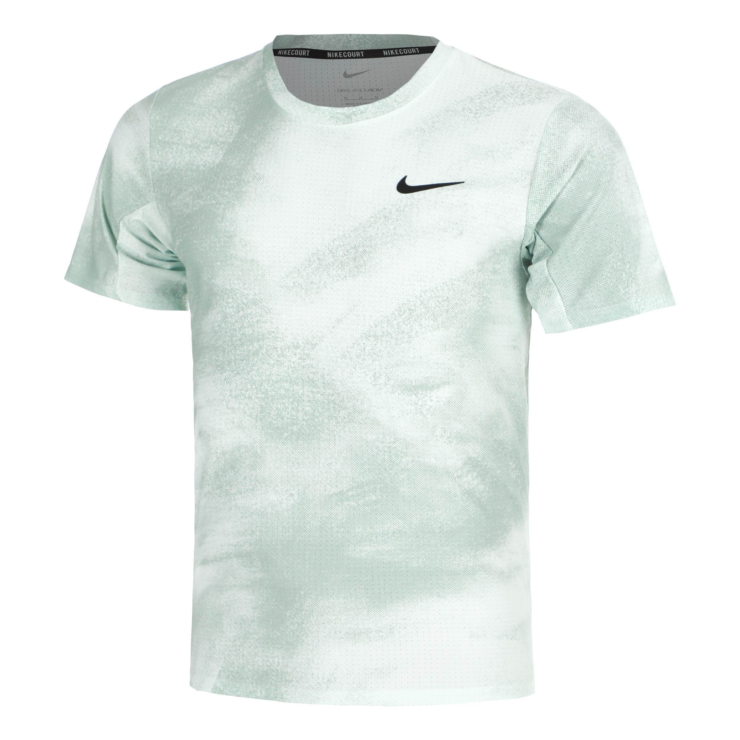 Nike Court Dri-Fit Advantage Slam T-Shirt Herren - mint, schwarz