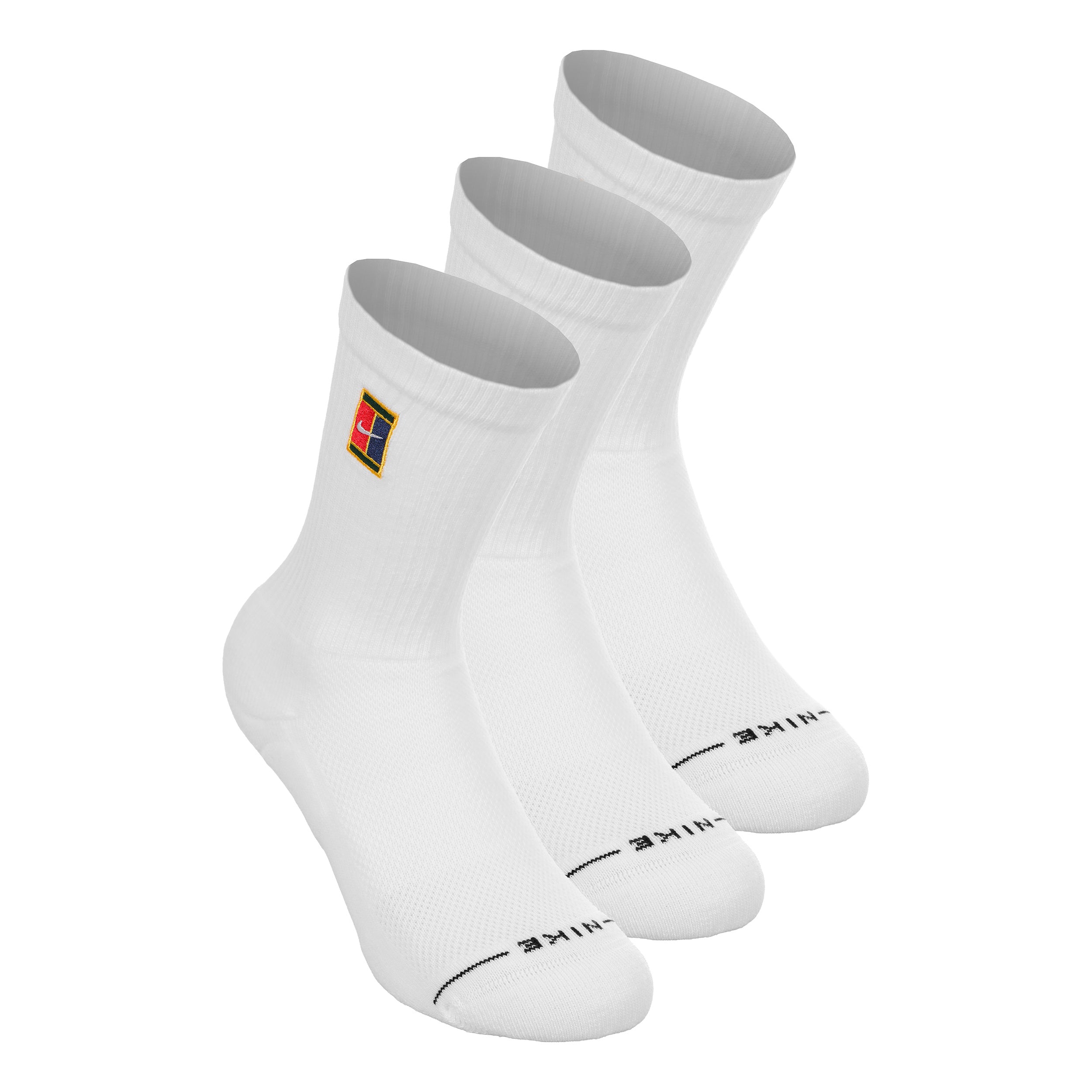 Nike Crew Tennis Socks 3 Pack Unisex - white