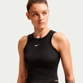 One Fitted Dri-Fit Crop Tank Top Women - black