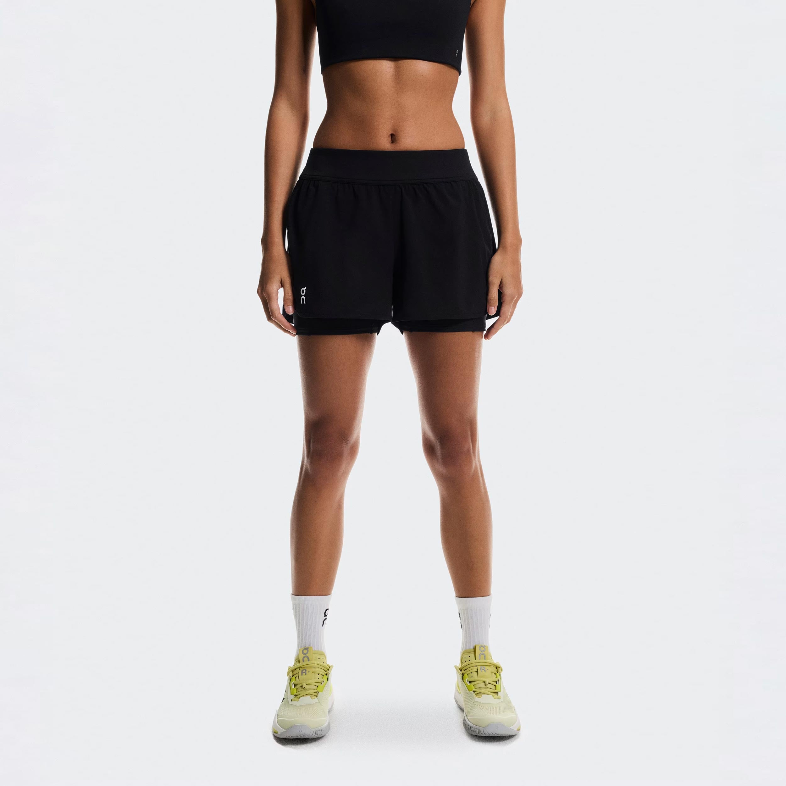 On 3" Court Shorts 2-in-1 Shorts Women - black