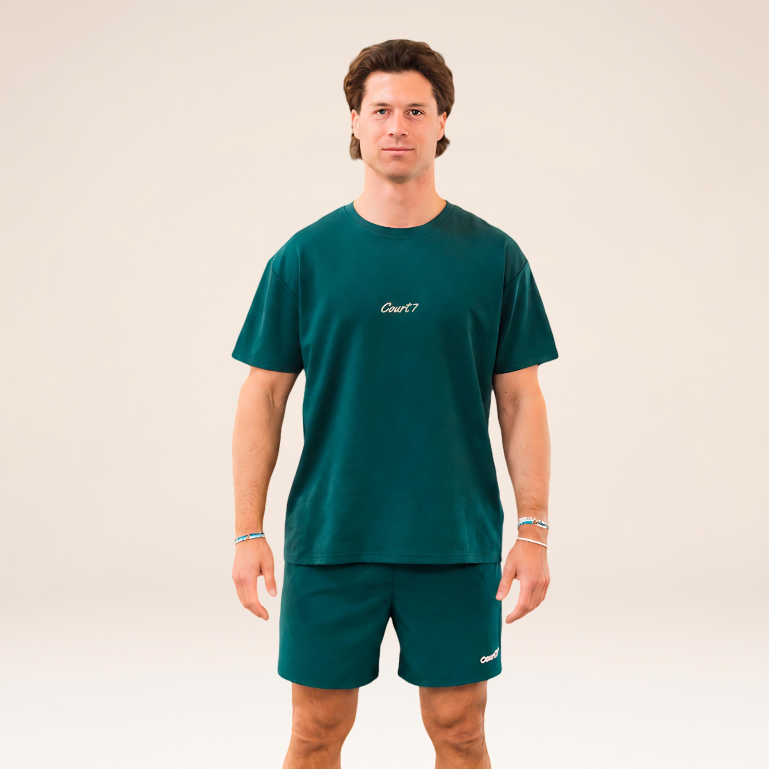 AD-IN Basic 2.0 T-Shirt Unisex - dark green | Tennis-Point