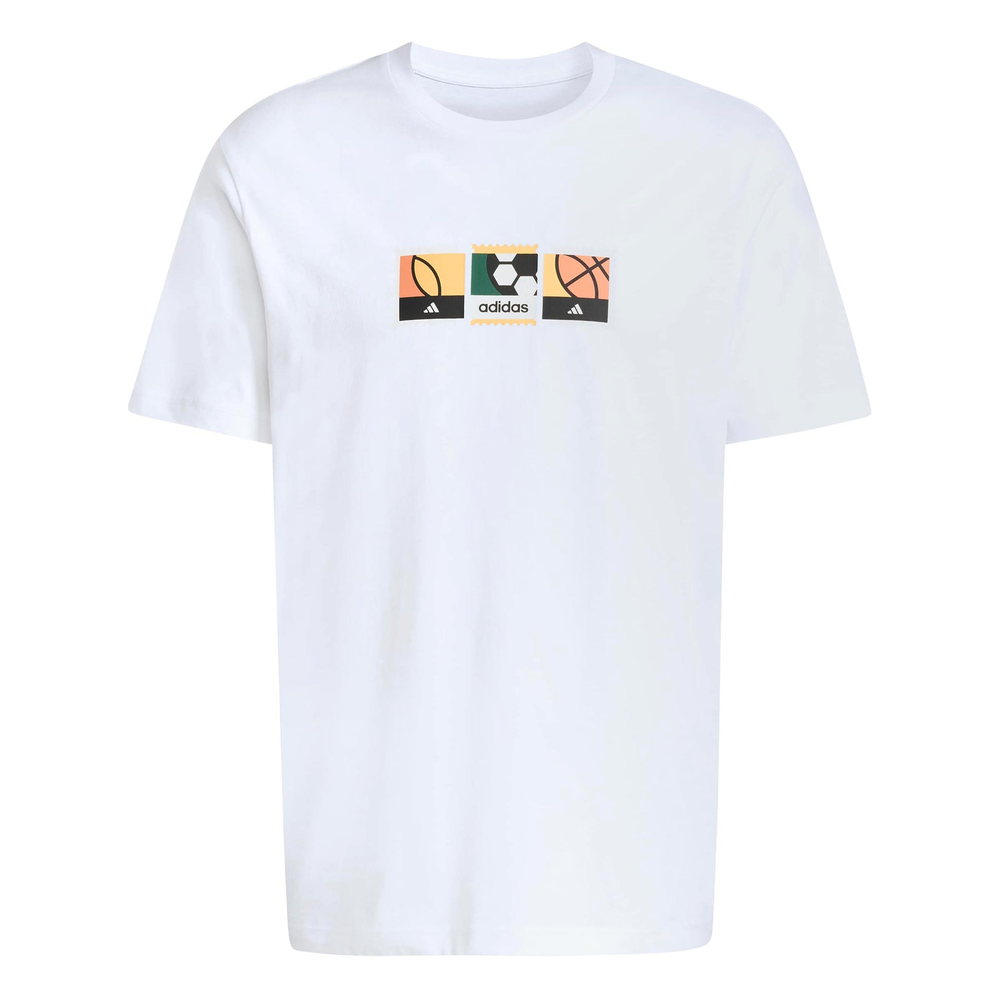 adidas MOS Stamps Graphic T-Shirt Men - white, multicoloured