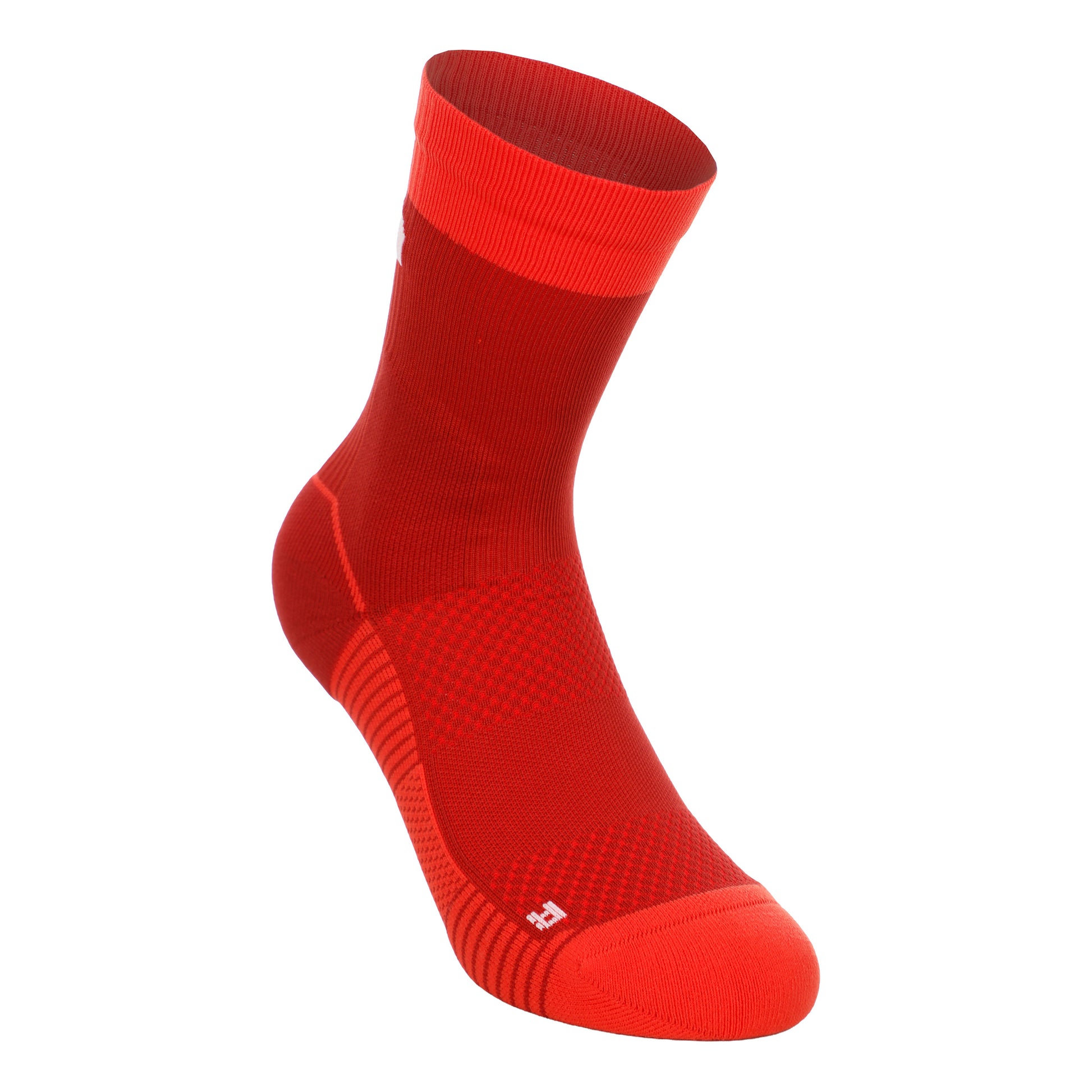 The North Face Trail Run Crew Running Socks Unisex - dark red, red