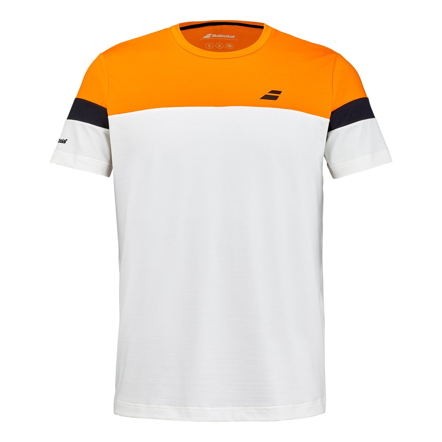 Babolat Performance Crew Neck T-Shirt Men - cream, orange