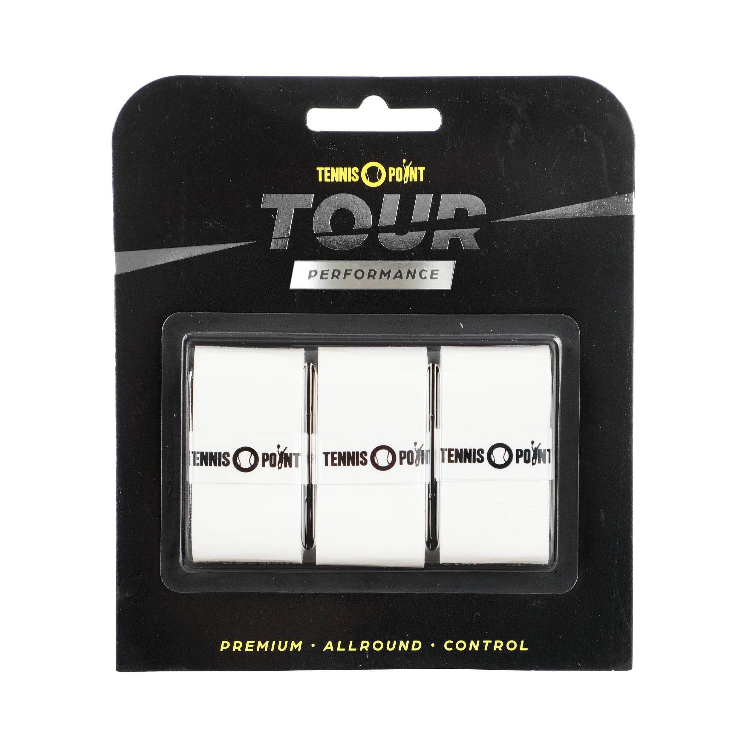 Tennis-Point Tour Performance 3 Pack - white