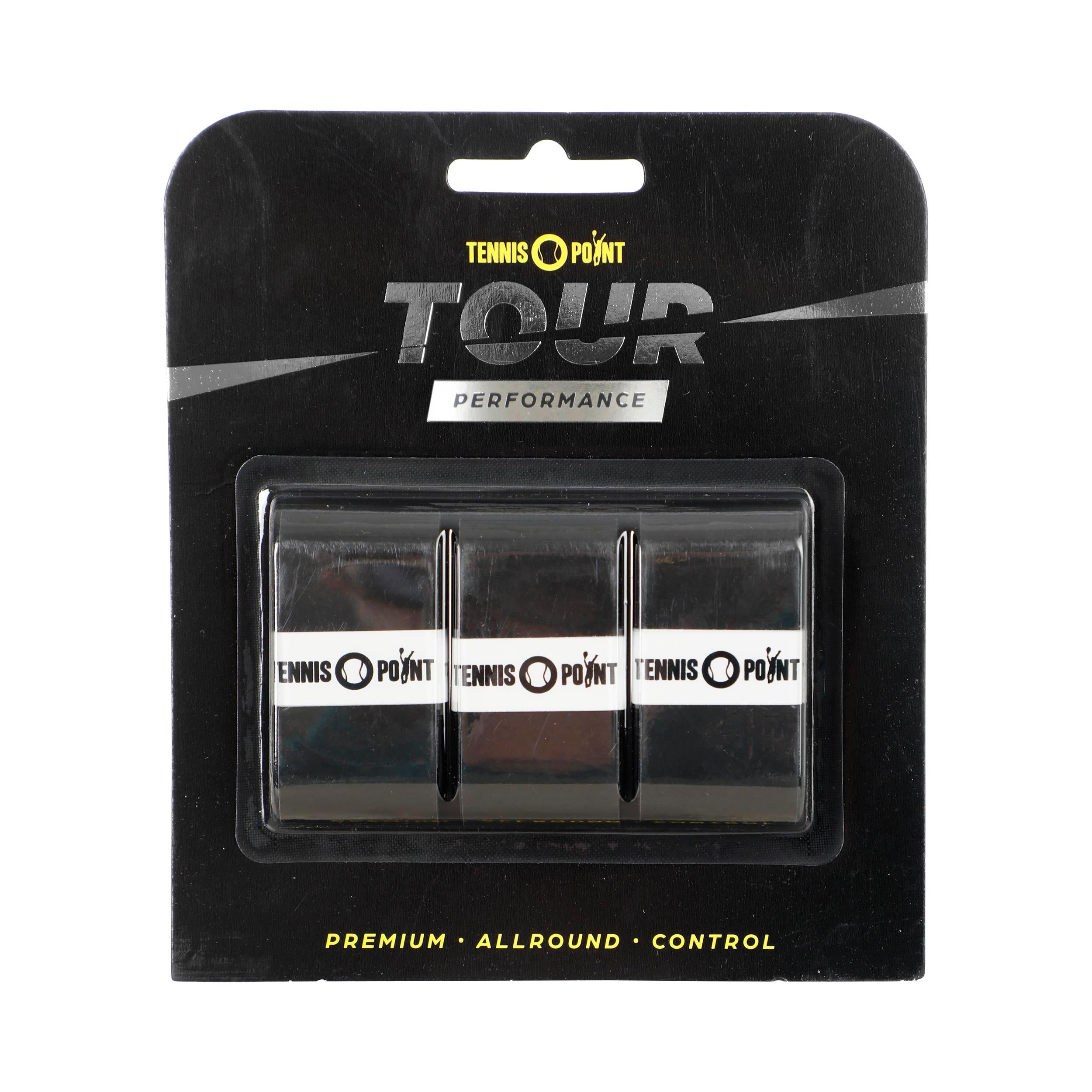 Tennis-Point Tour Performance 3 Pack - black