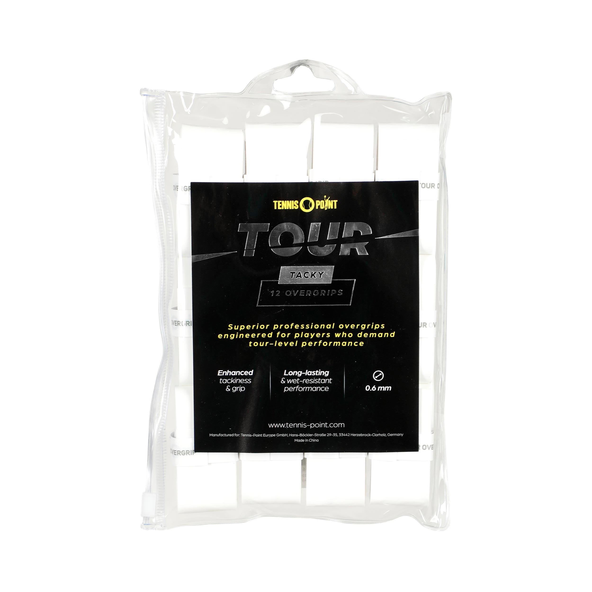 Tennis-Point Tour Tacky 12 Pack - white