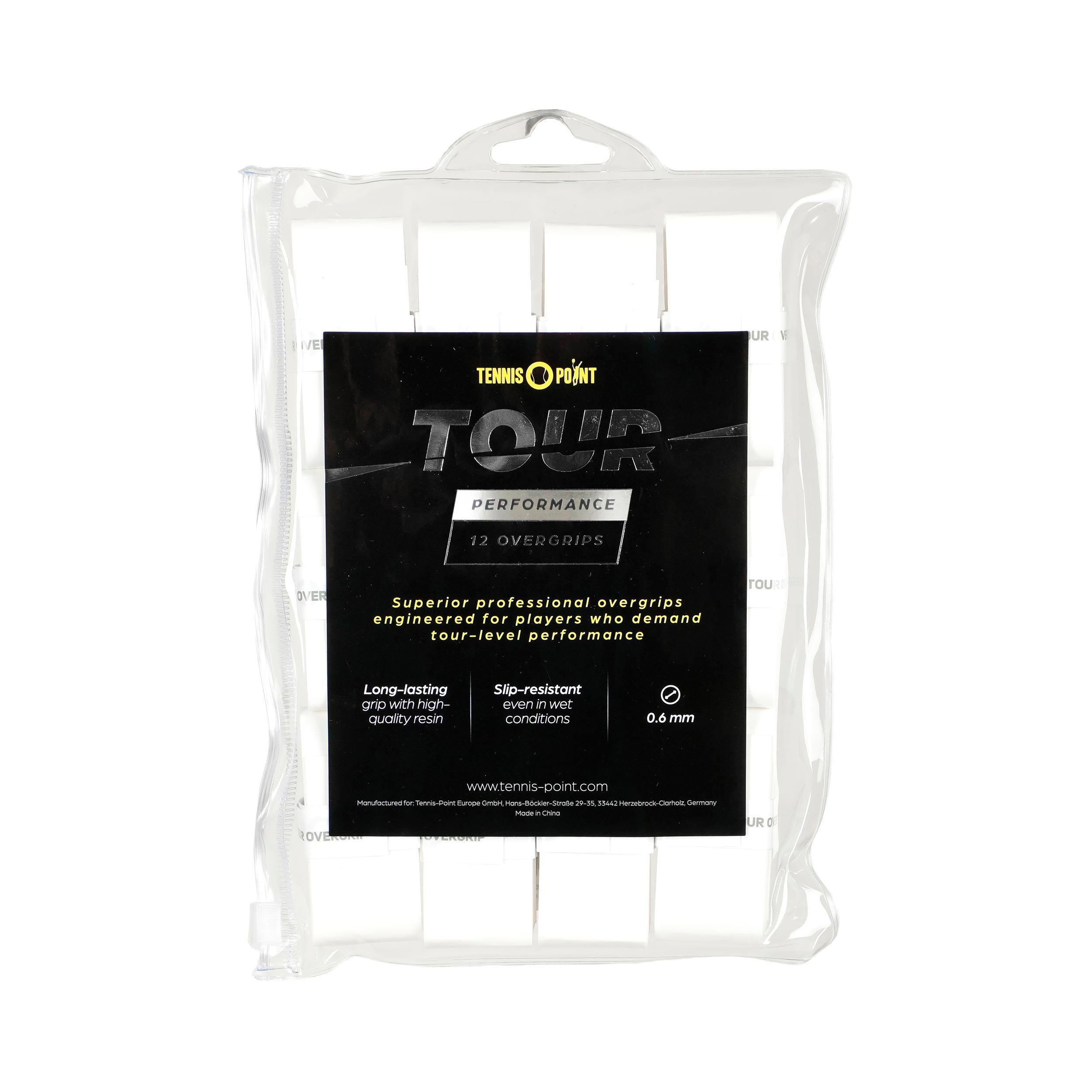 Tennis-Point Tour Performance 12 Pack - white