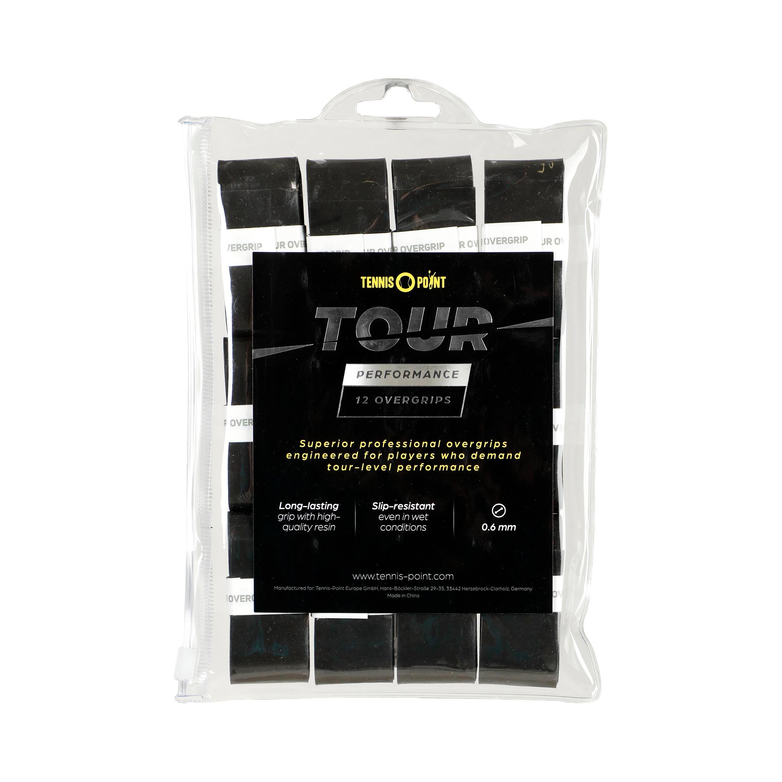 Tennis-Point Tour Performance 12 Pack - black