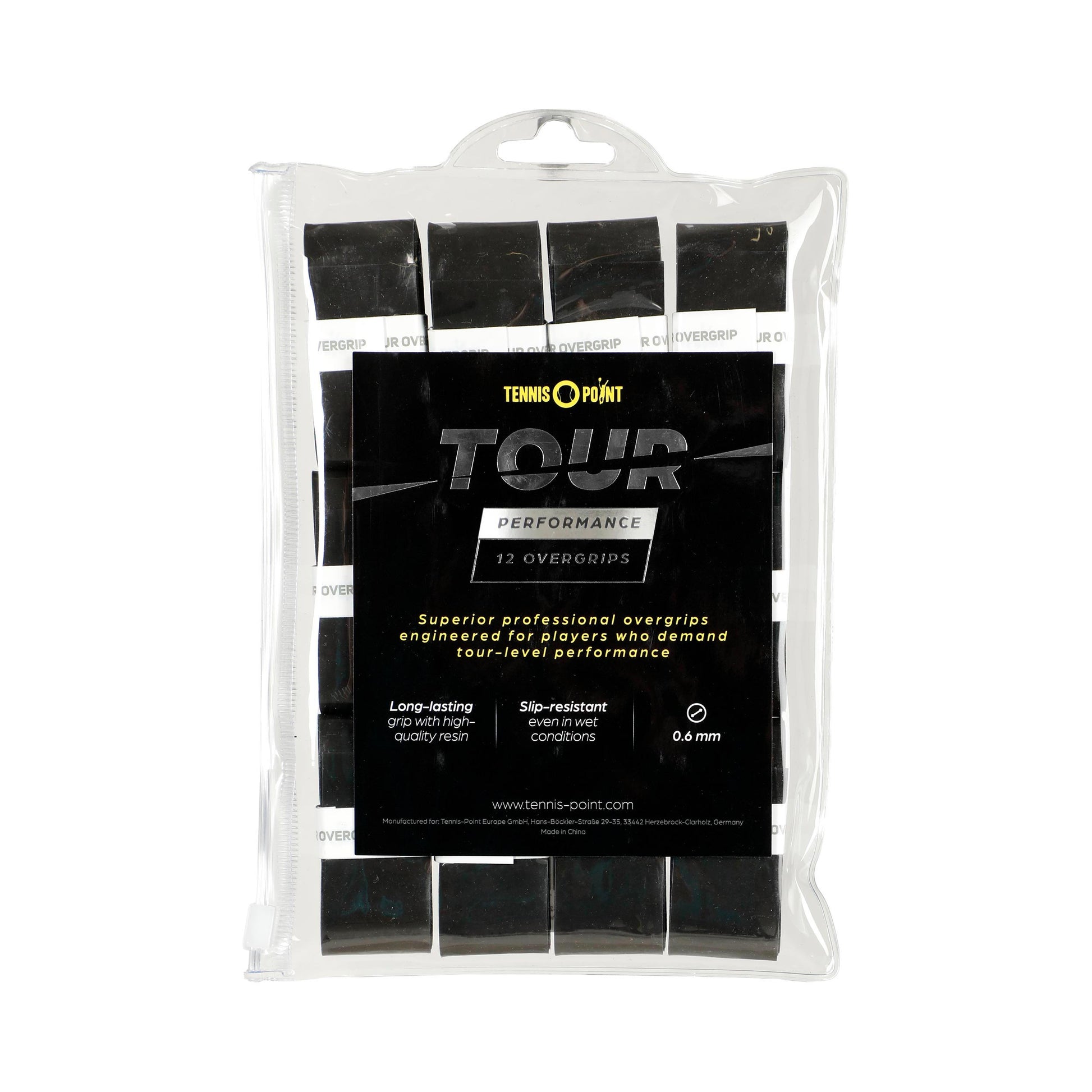 Tennis-Point Tour Performance 12 Pack - black