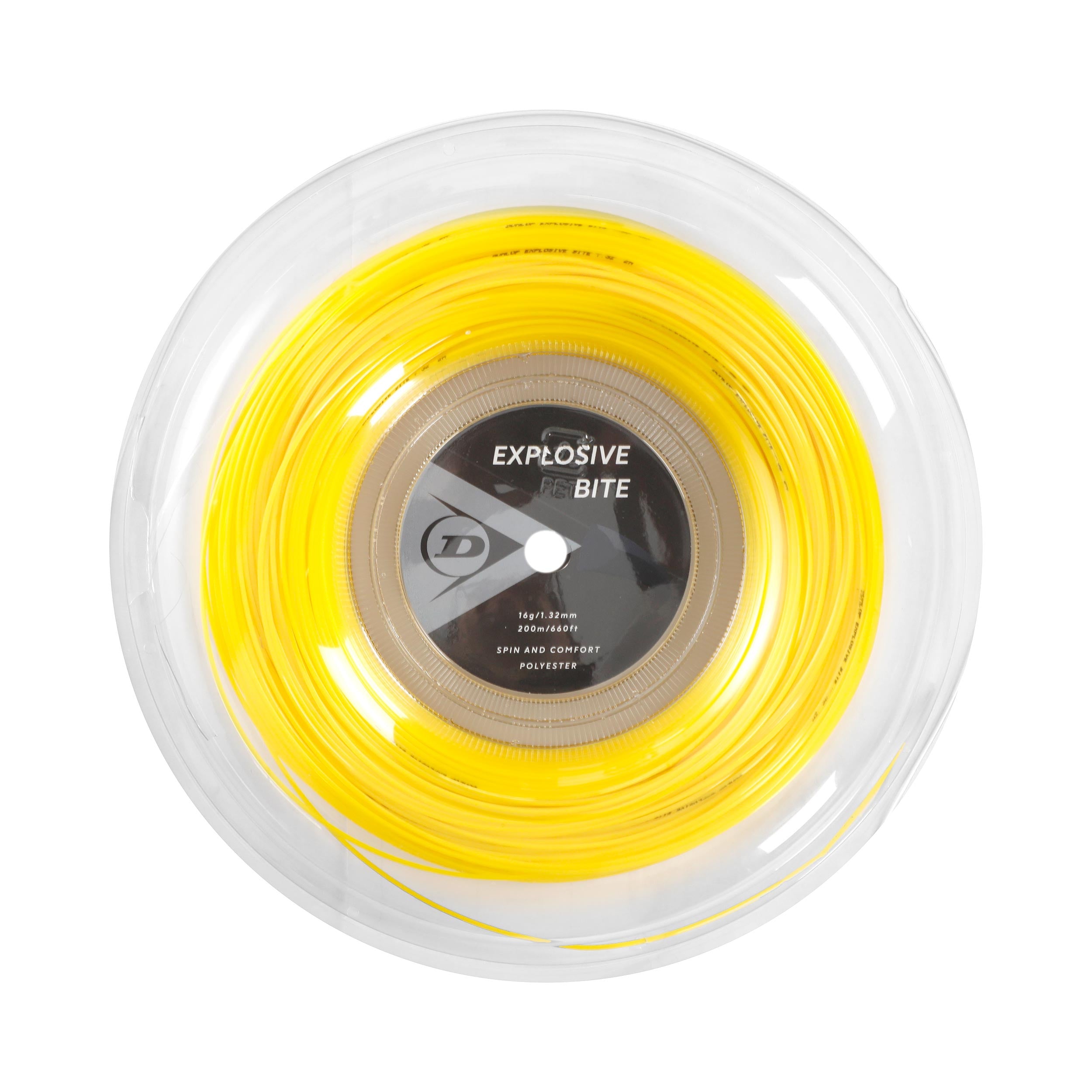 Dunlop Explosive Bite String reel 200m - yellow
