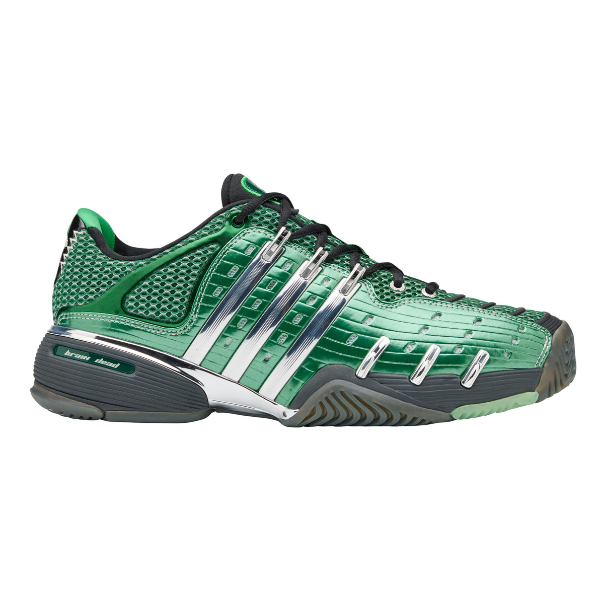 adidas Barricade V Brain All court shoe Men - dark green, silver