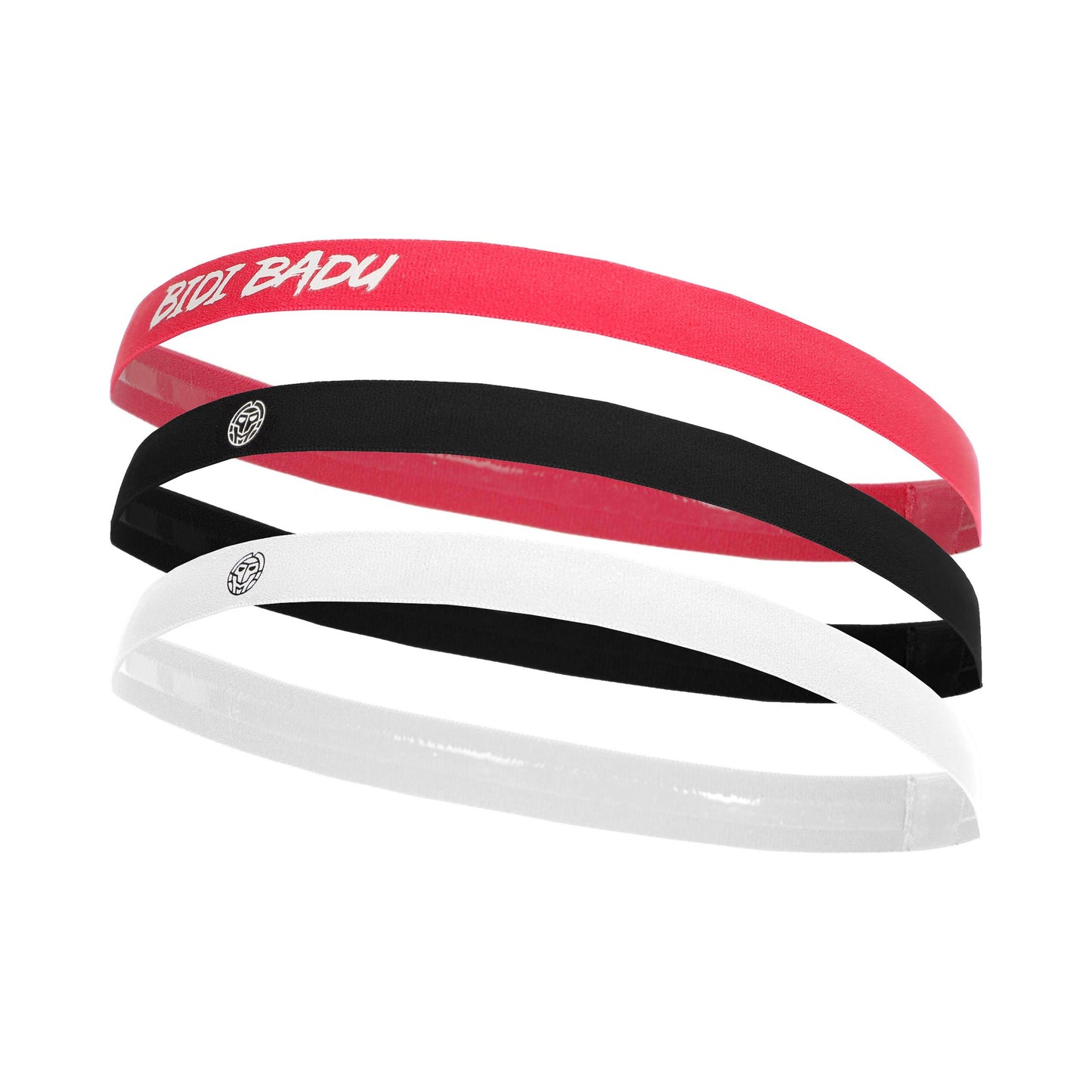 BIDI BADU Player Haarband 3er Pack Unisex - schwarz, weiß