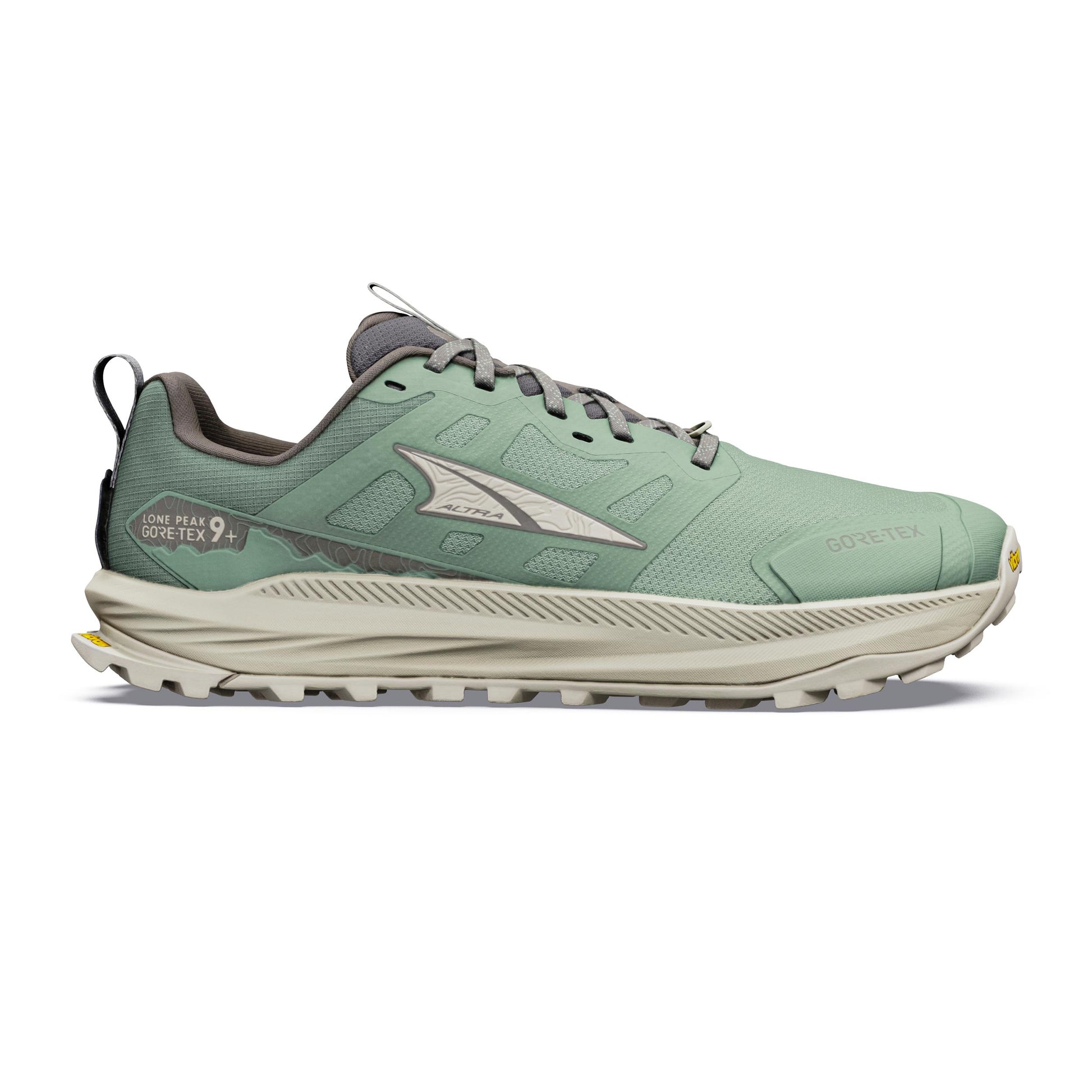 Altra Lone Peak 9+ GTX Trail running shoe Men - green, beige