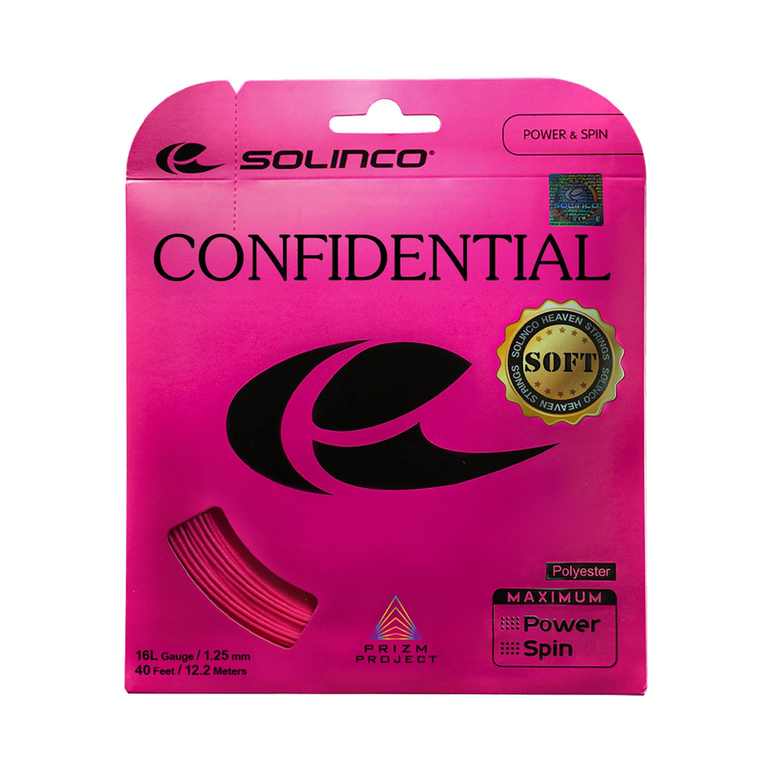 Solinco Confidential Soft  Saitenset 12m - pink