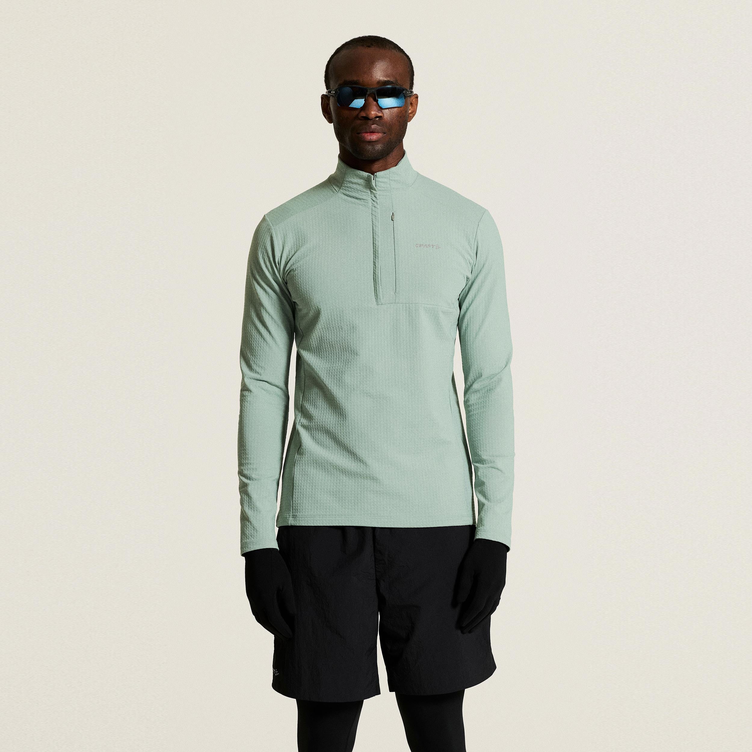 Craft Gain Thermal Running shirt Men - sage