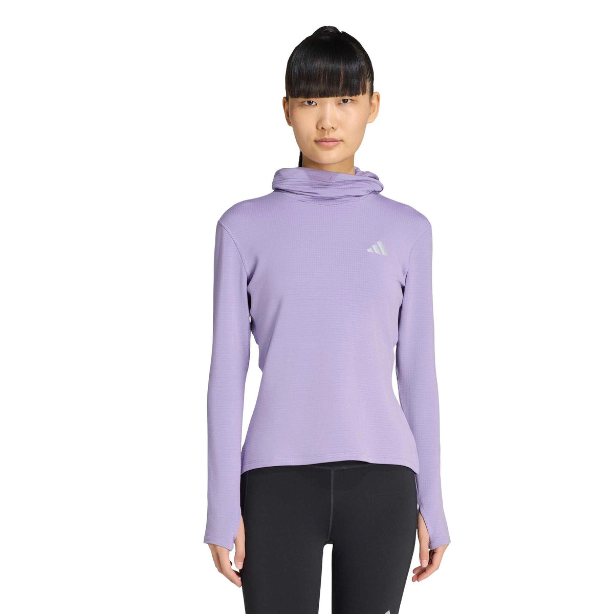 adidas adi365 Winterized Laufshirt Damen - lila