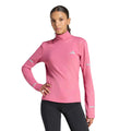 adi365 Warm Laufshirt Damen - weinrot