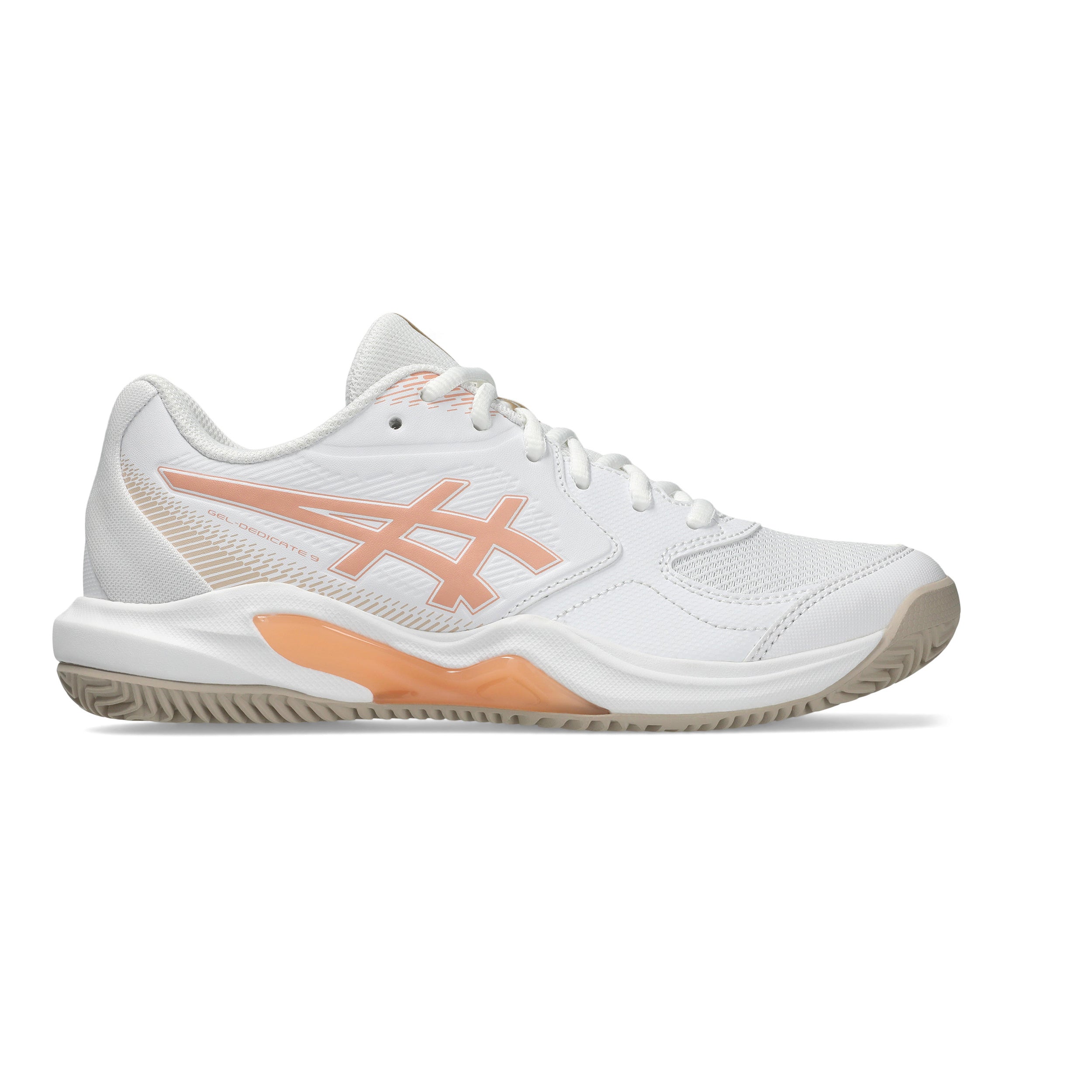 ASICS Gel-Dedicate 9 Clay court shoe Women - white, apricot