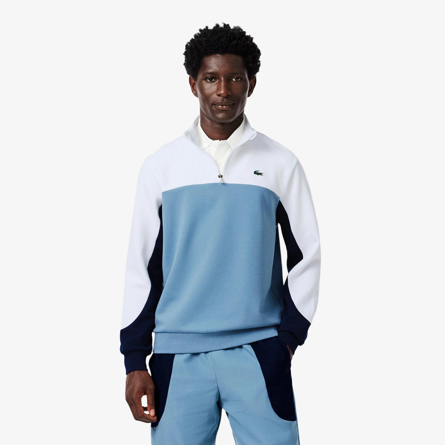 Lacoste Sweatshirt Men - blue, white