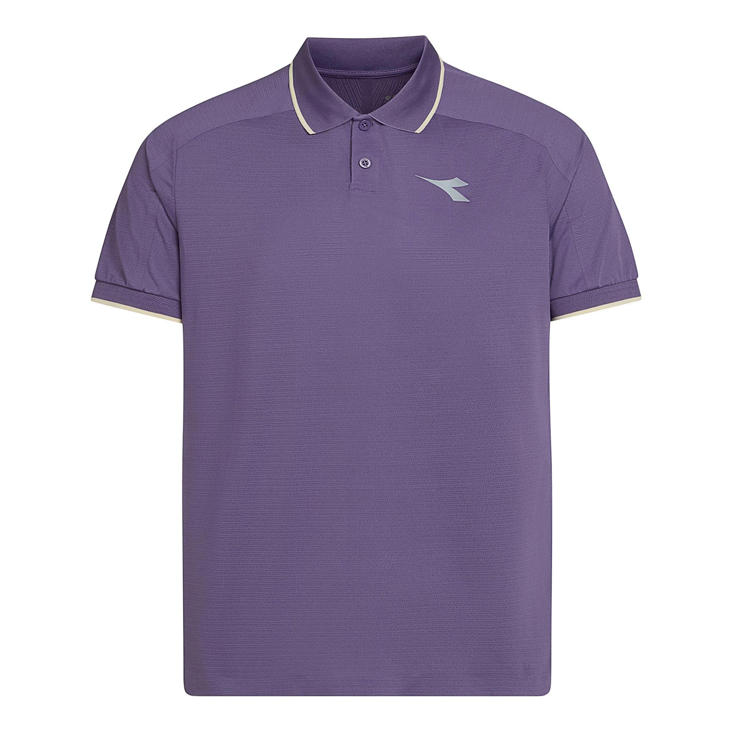 Diadora Fibrazero Polo Herren - violett
