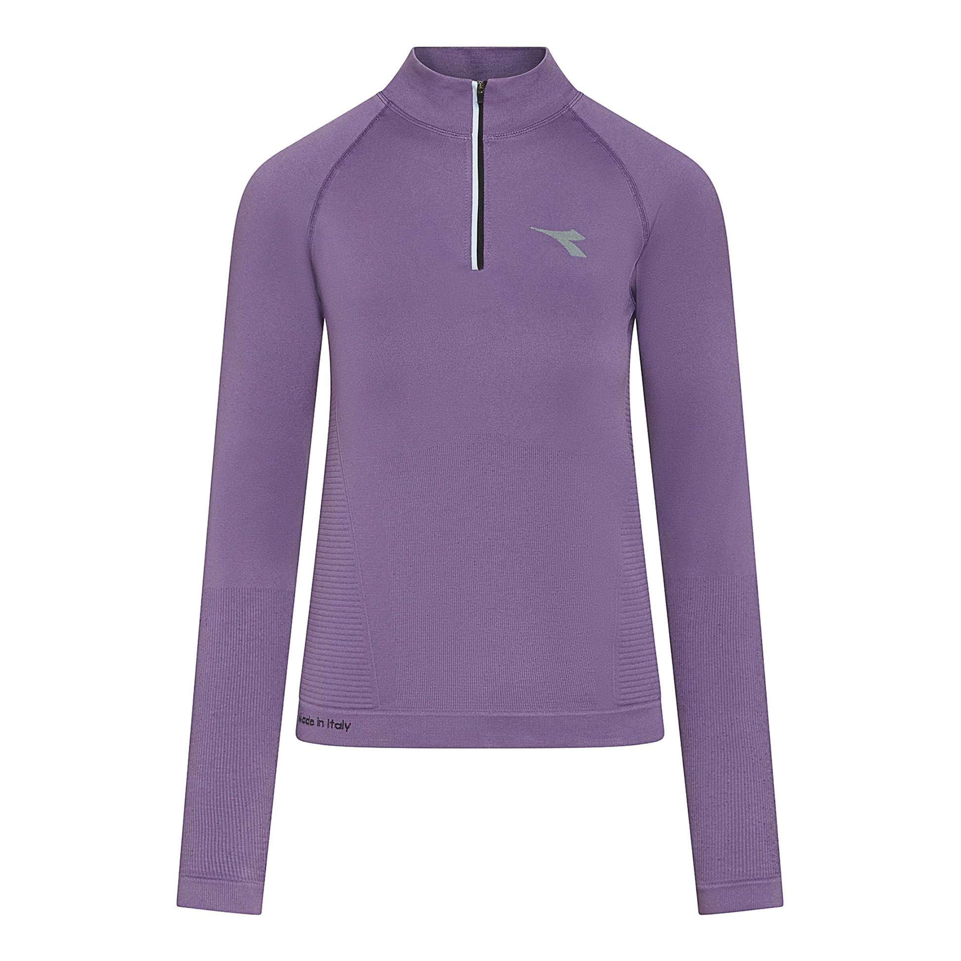 Diadora 1/2 Zip Stratouno Longsleeve Damen - violett