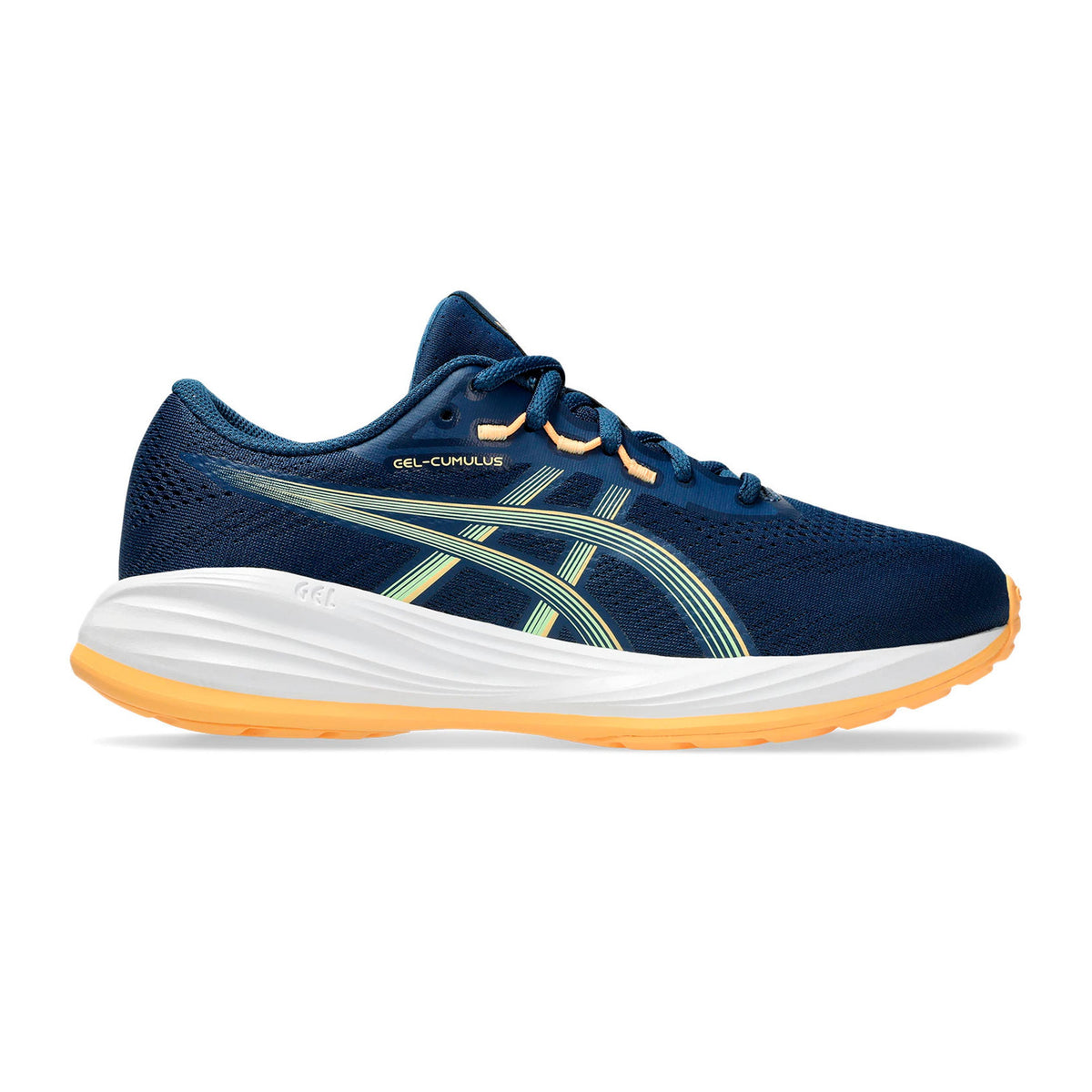 ASICS Gel-Cumulus 28 GS Neutralschuh Kinder - blau, orange