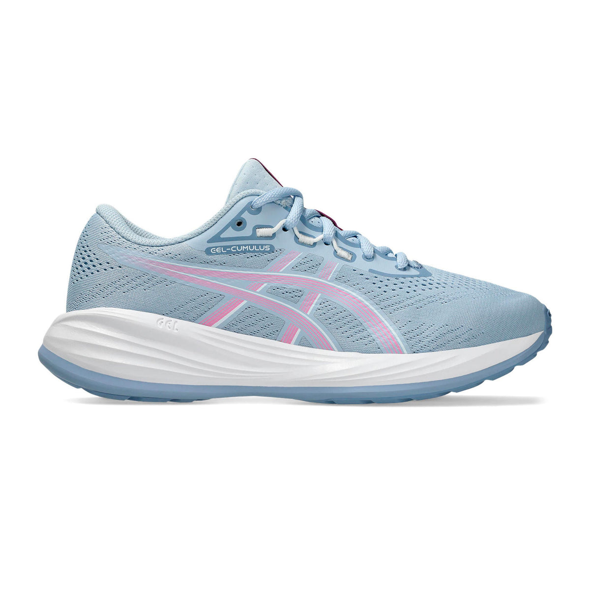 ASICS Gel-Cumulus 28 GS Neutral running shoe Kids - light blue, pink
