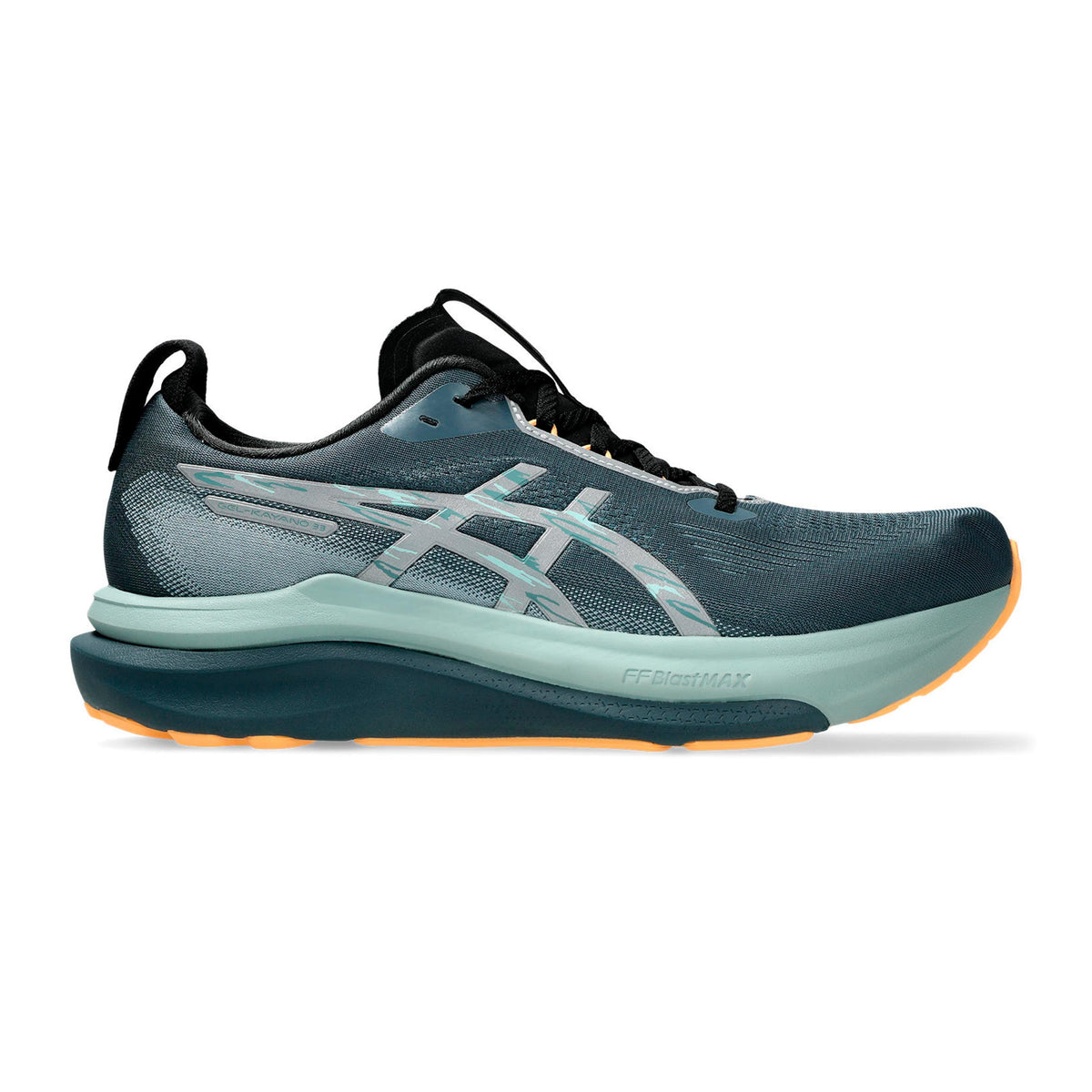 ASICS GEL-KAYANO 33 LITE-SHOW Stabilitätsschuh Herren - türkis, orange