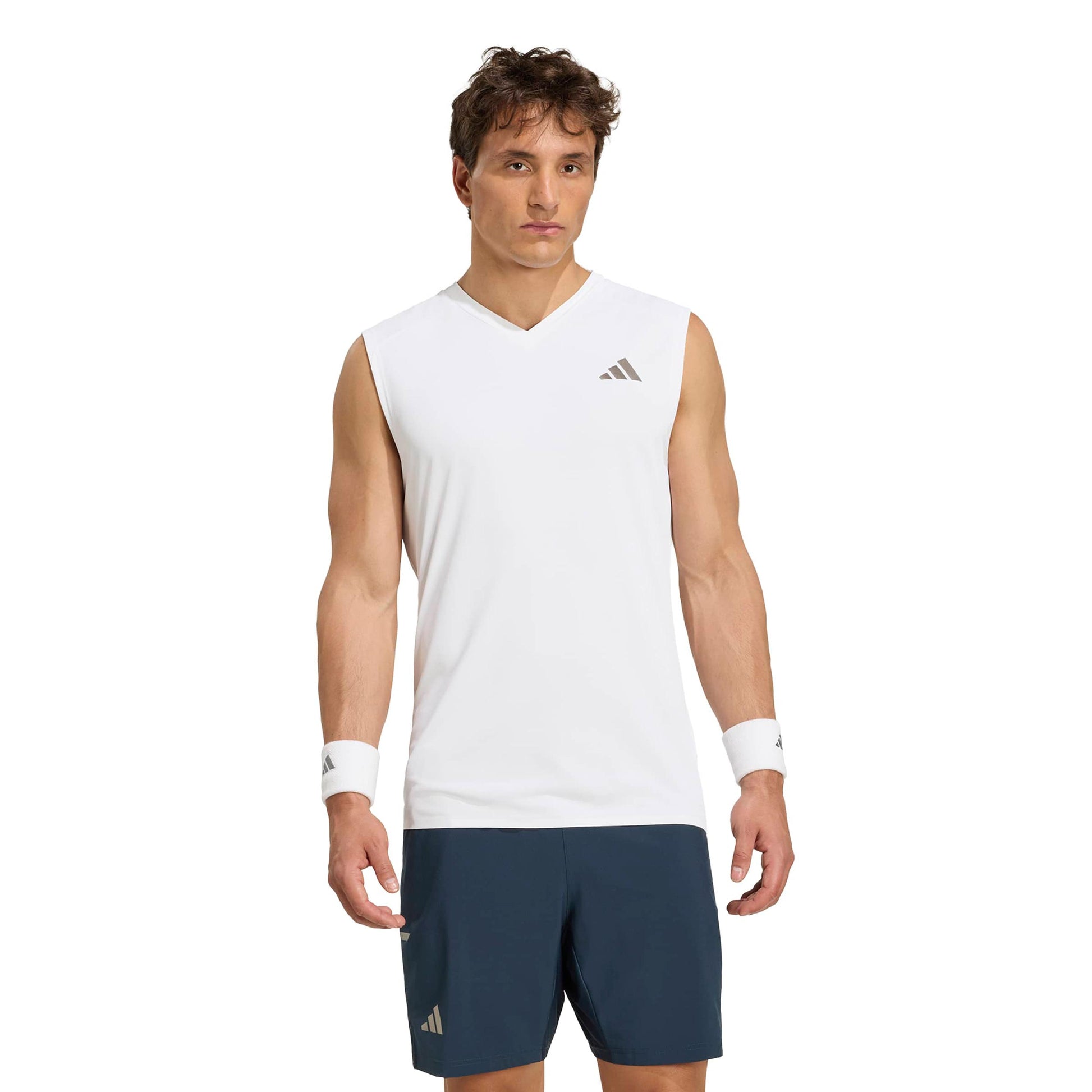adidas Climacool Tank-Top Herren - weiß, silber