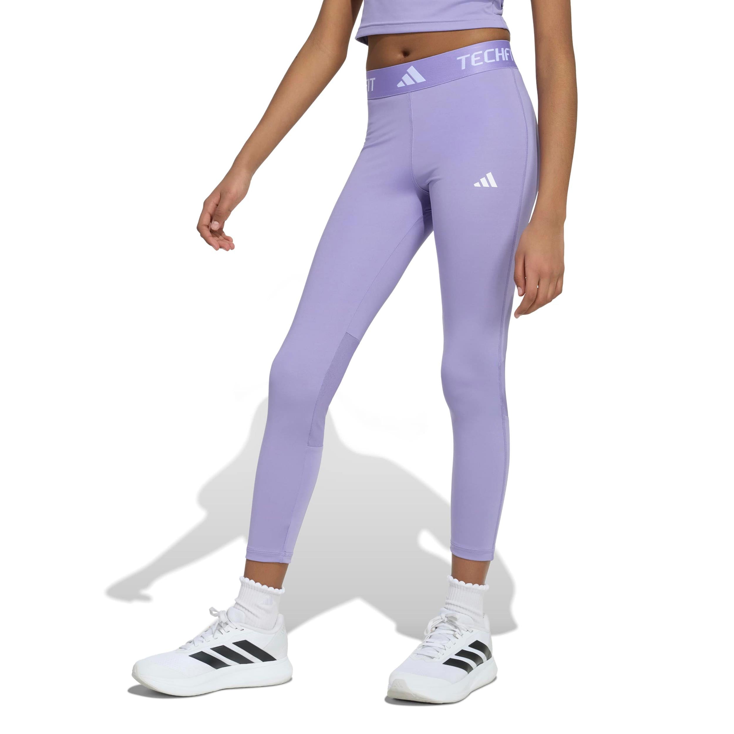 adidas 7/8 Tight Kids - lilac, white