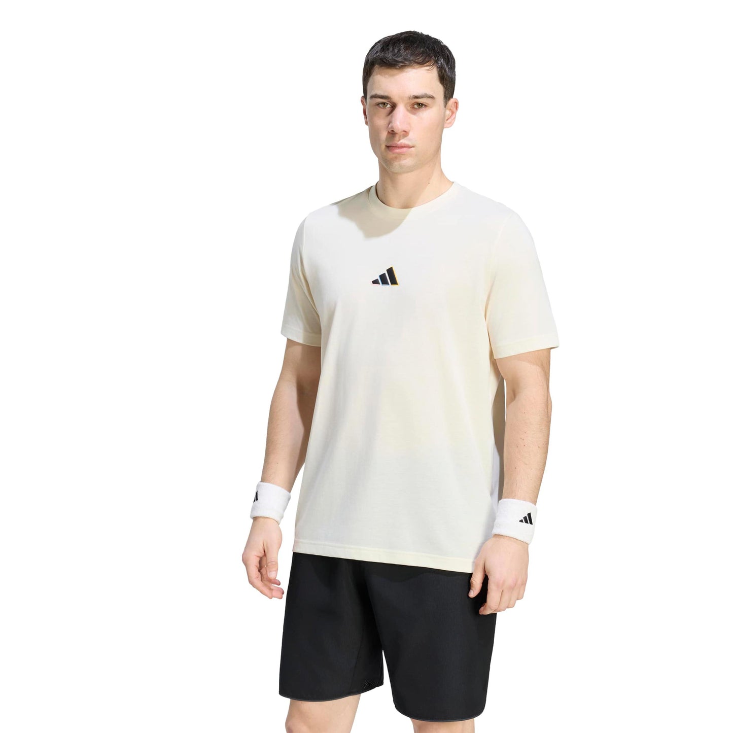 adidas T-Shirt Men - cream, multicoloured