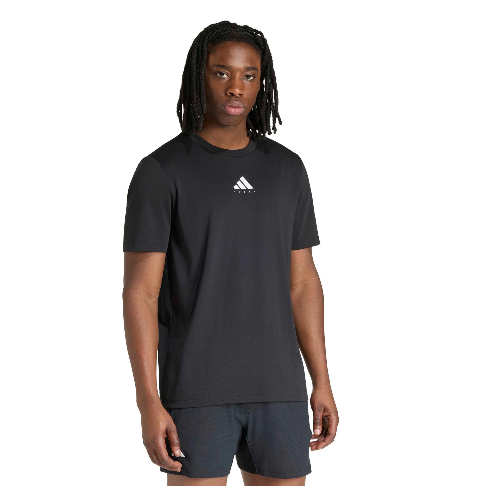 adidas Cat Graphic T-Shirt Men - black, white