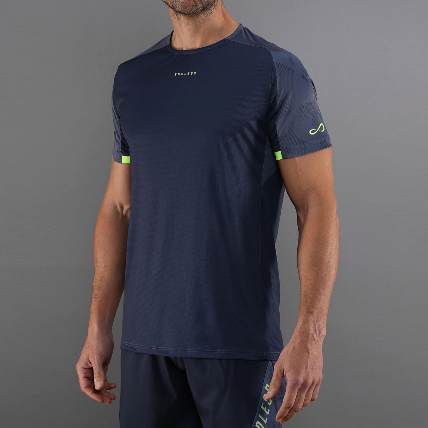 Endless RYKER T-Shirt Men - blue, neon yellow