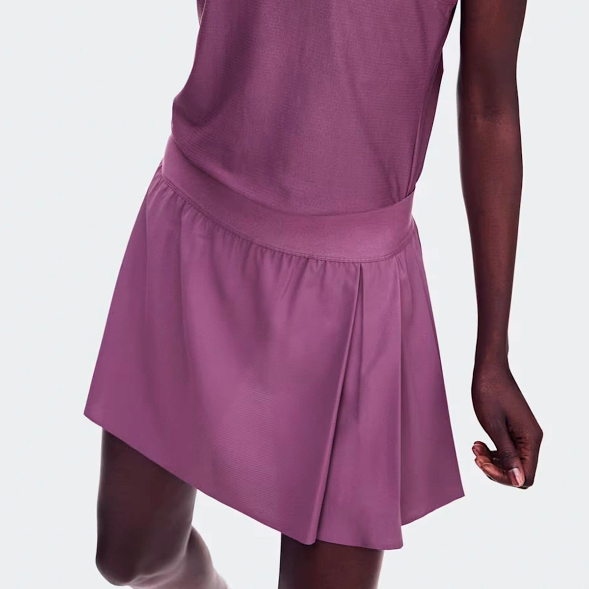 On Court Pleated Skirt Women - berry