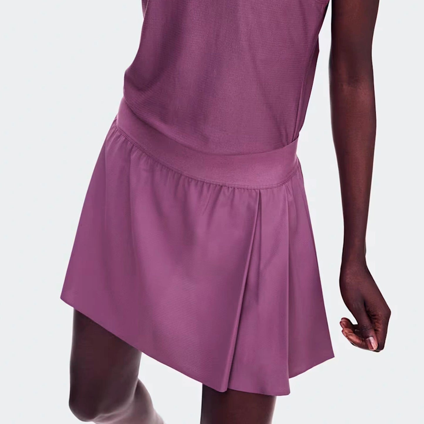 On Court Pleated Skirt Women - berry