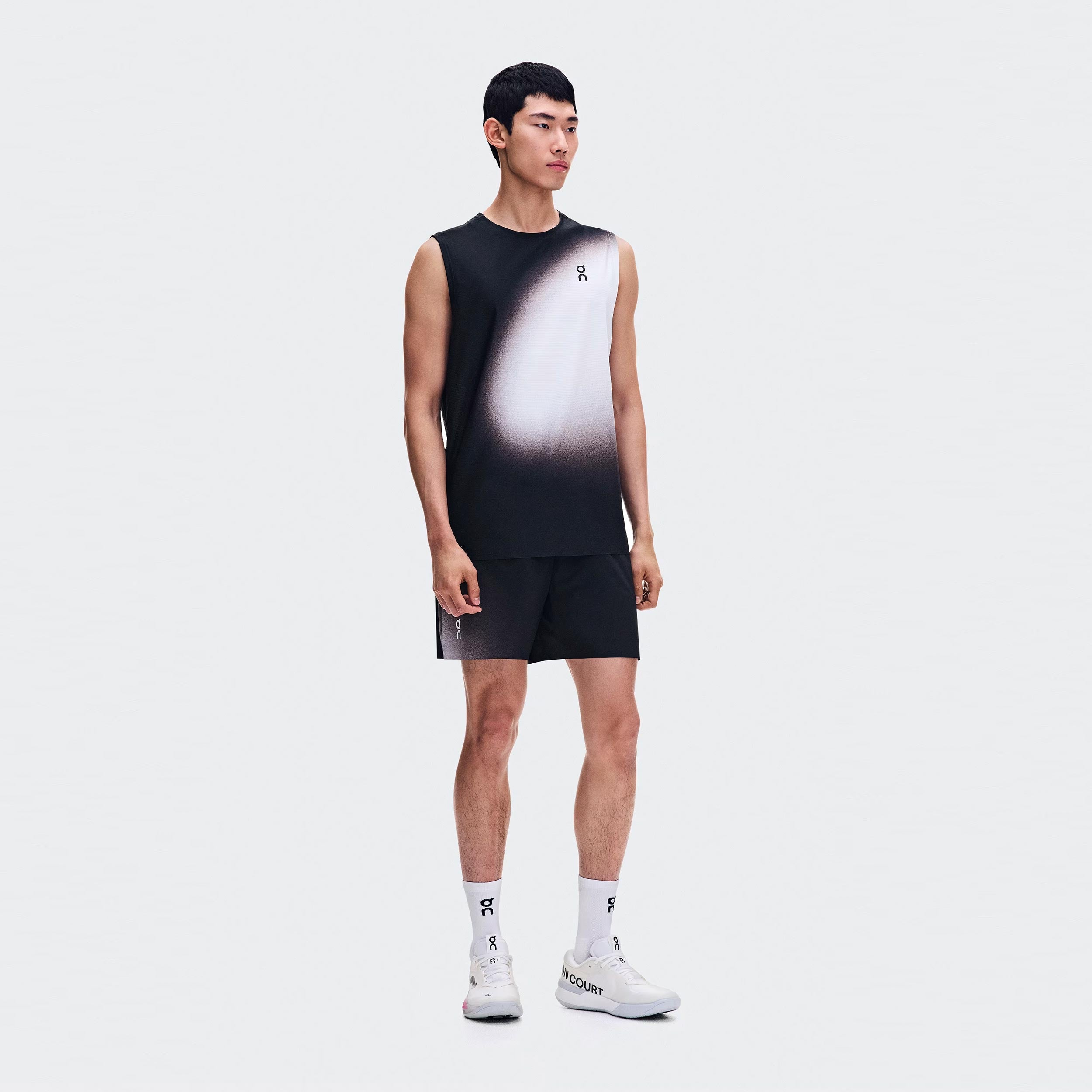 【新品未使用】On Court Tank men's M BLACK PINK Court Swing Tank Top Men - black, mauve | Tennis-Point