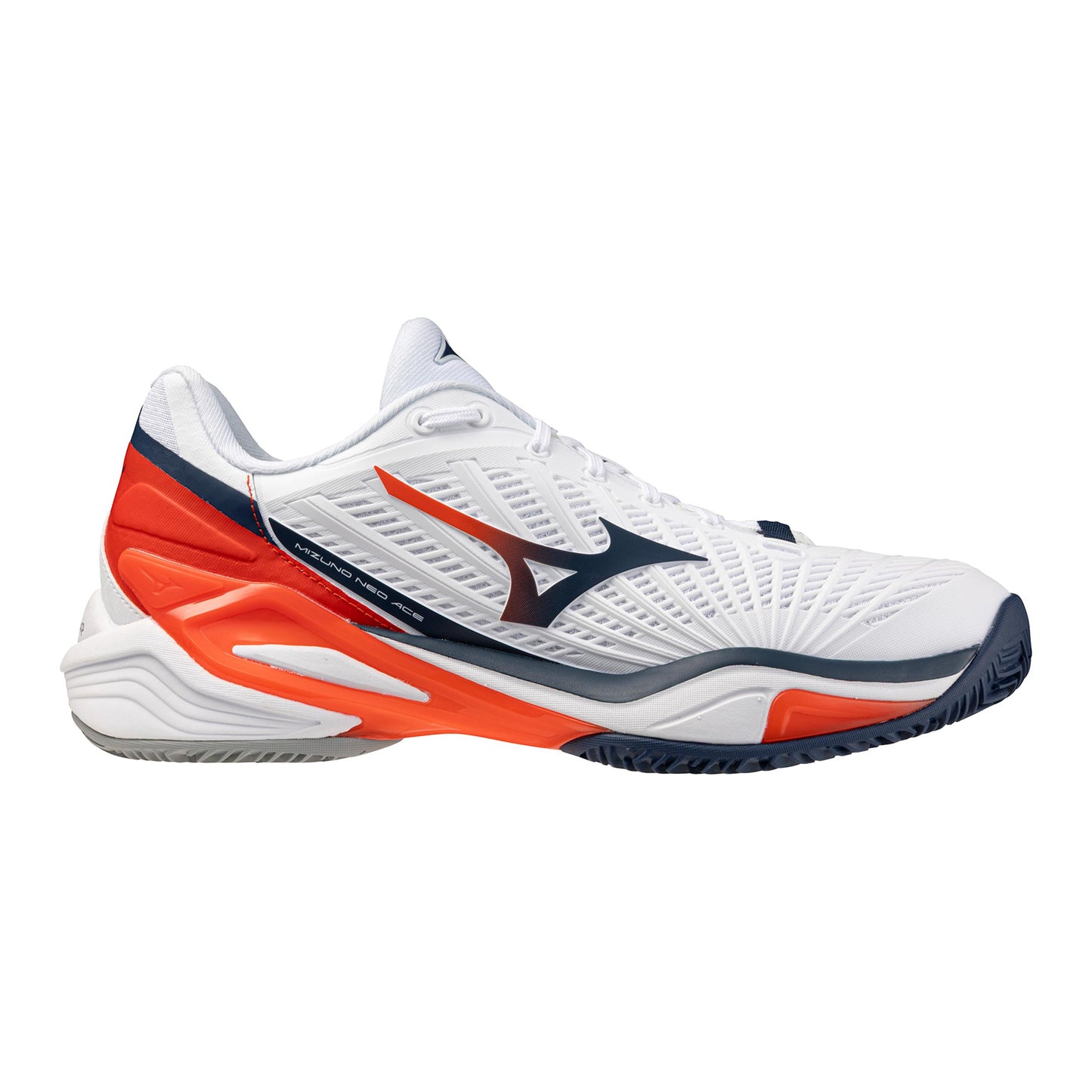 Mizuno Neo Ace Clay court shoe Men - white, blue