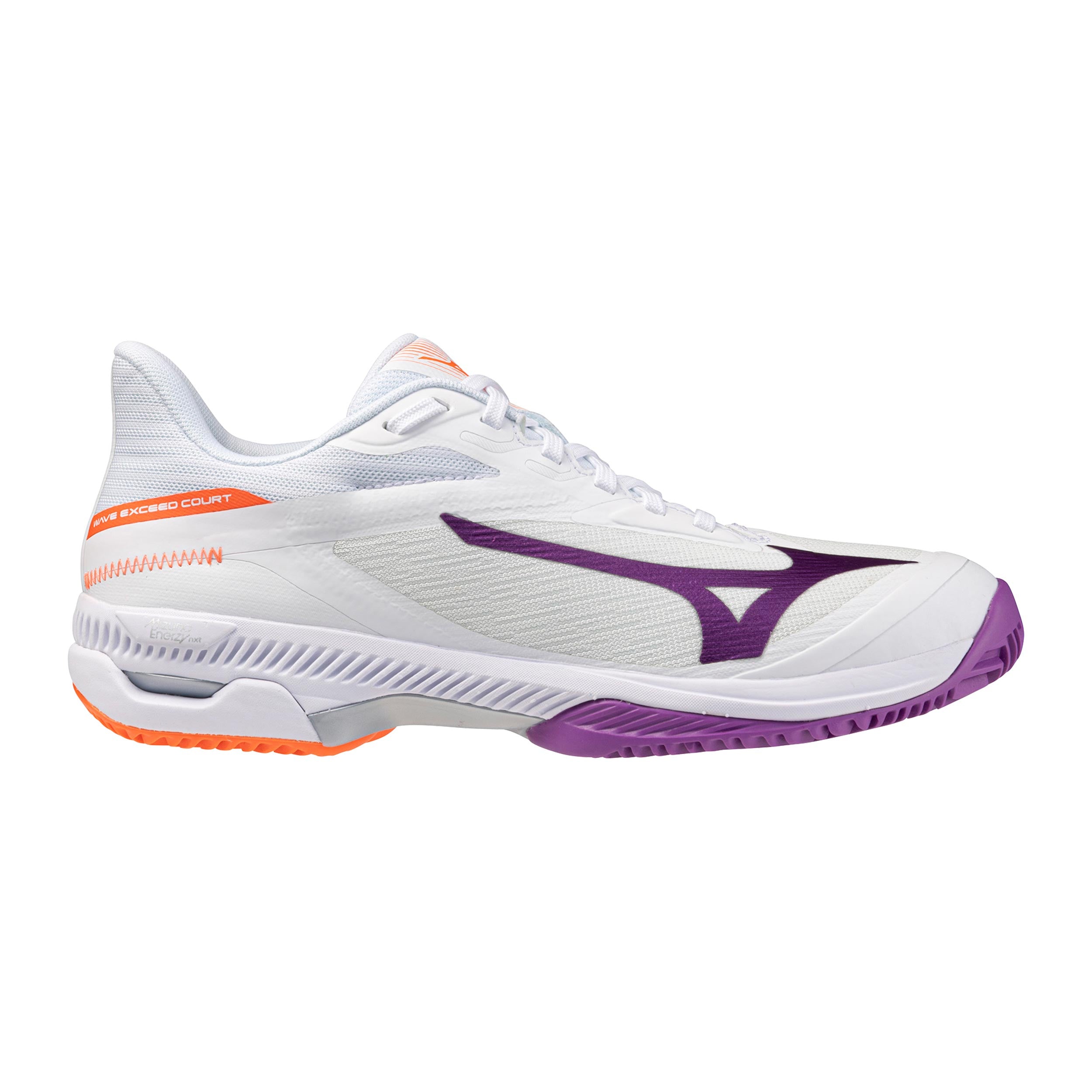 Mizuno Wave Exceed Court Sandplatzschuh Damen - weiß, lila