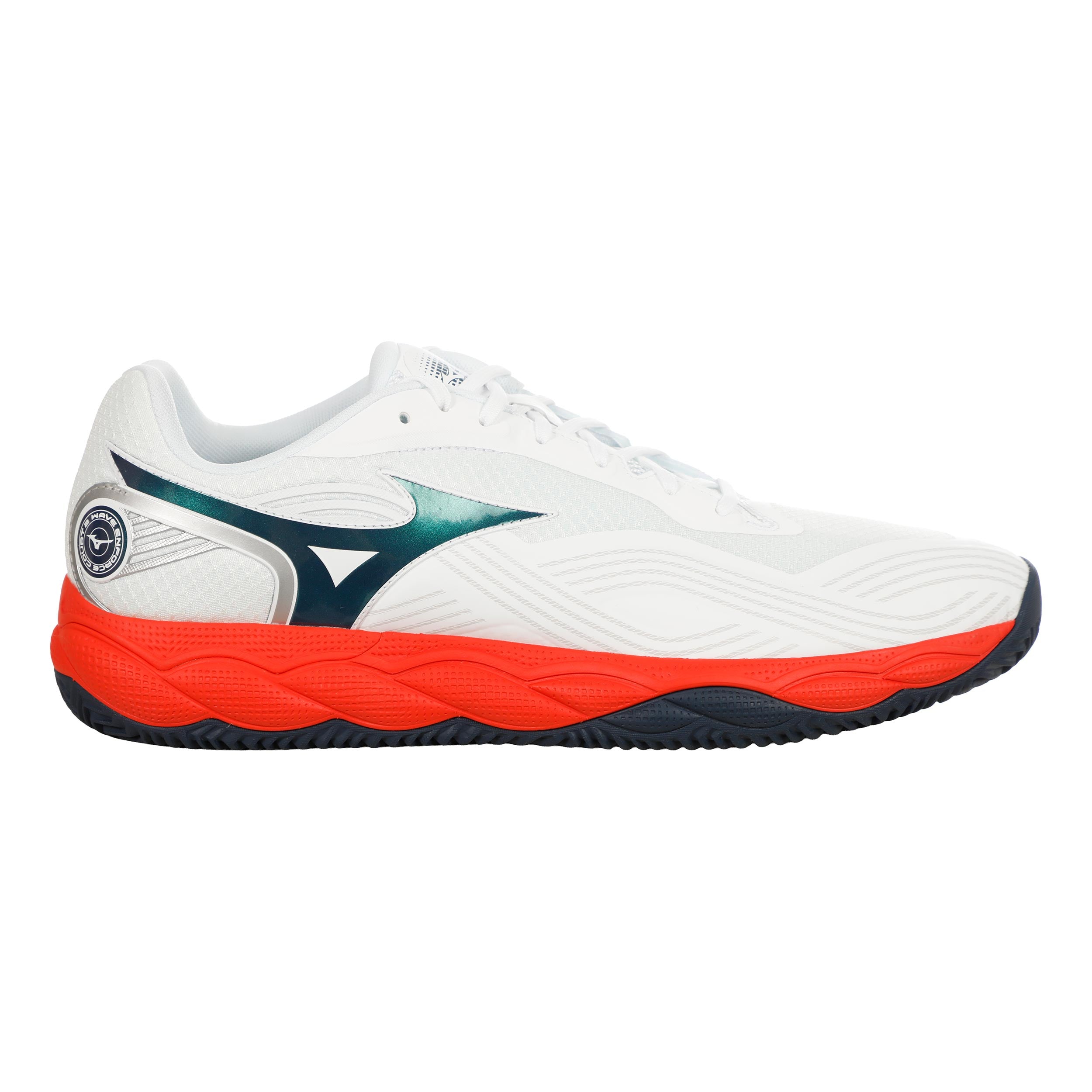 Mizuno Wave Enforce Court 2 Sandplatzschuh Herren - weiß, blau